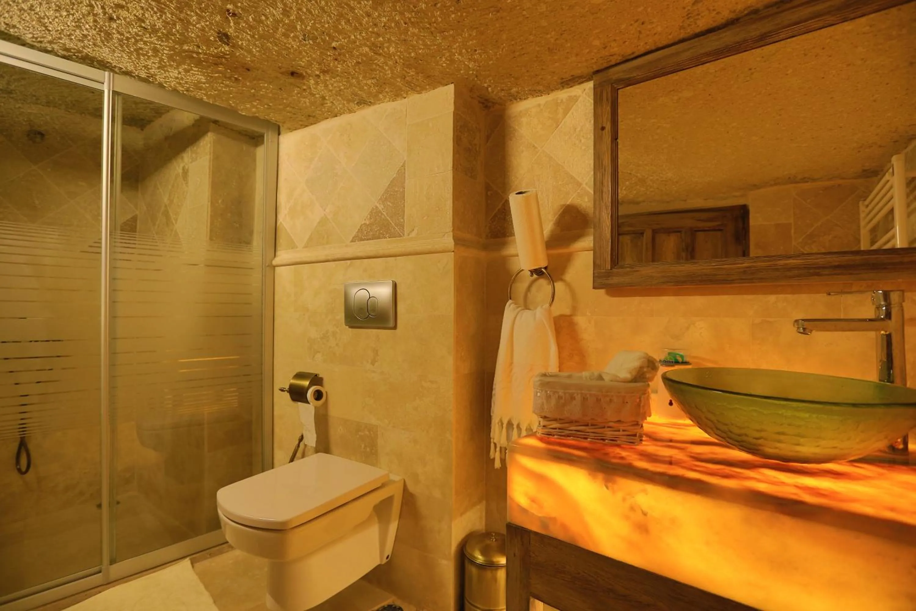 Shower in Iris Cave Cappadocia