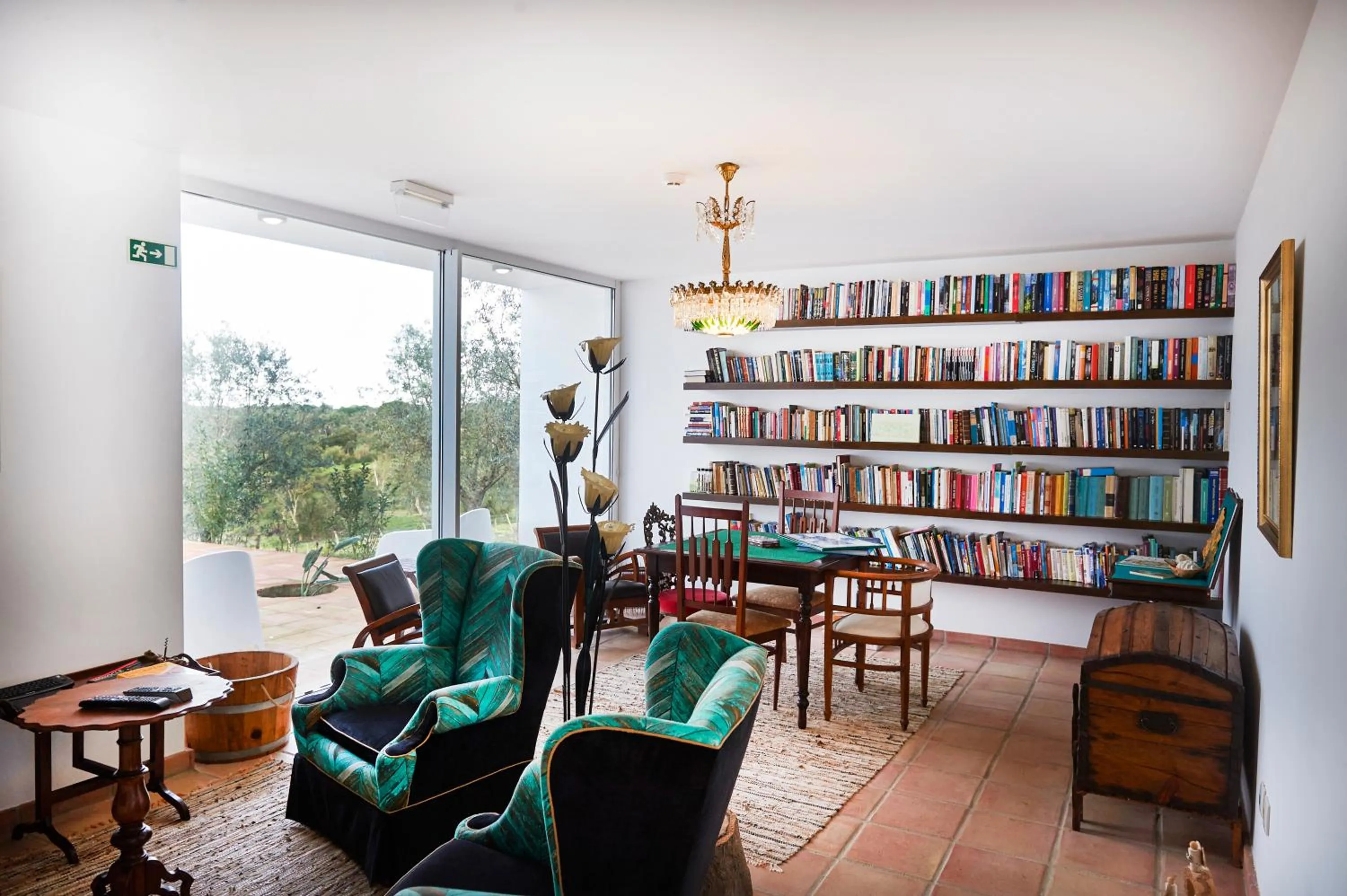 Communal lounge/ TV room in A Serenada Enoturismo