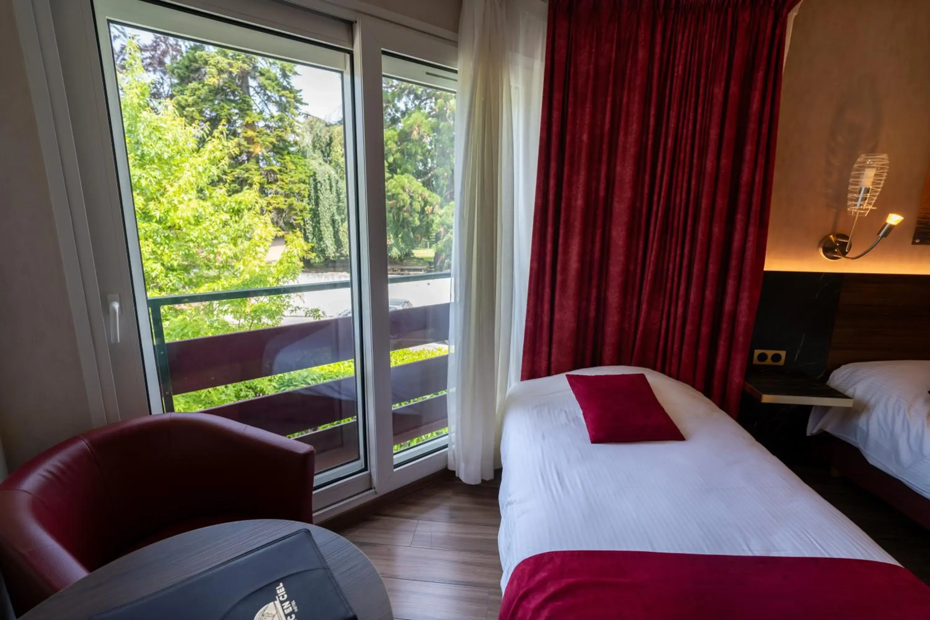 Bed in Logis Hotel Arc En Ciel Bed in Logis Hotel Arc En Ciel