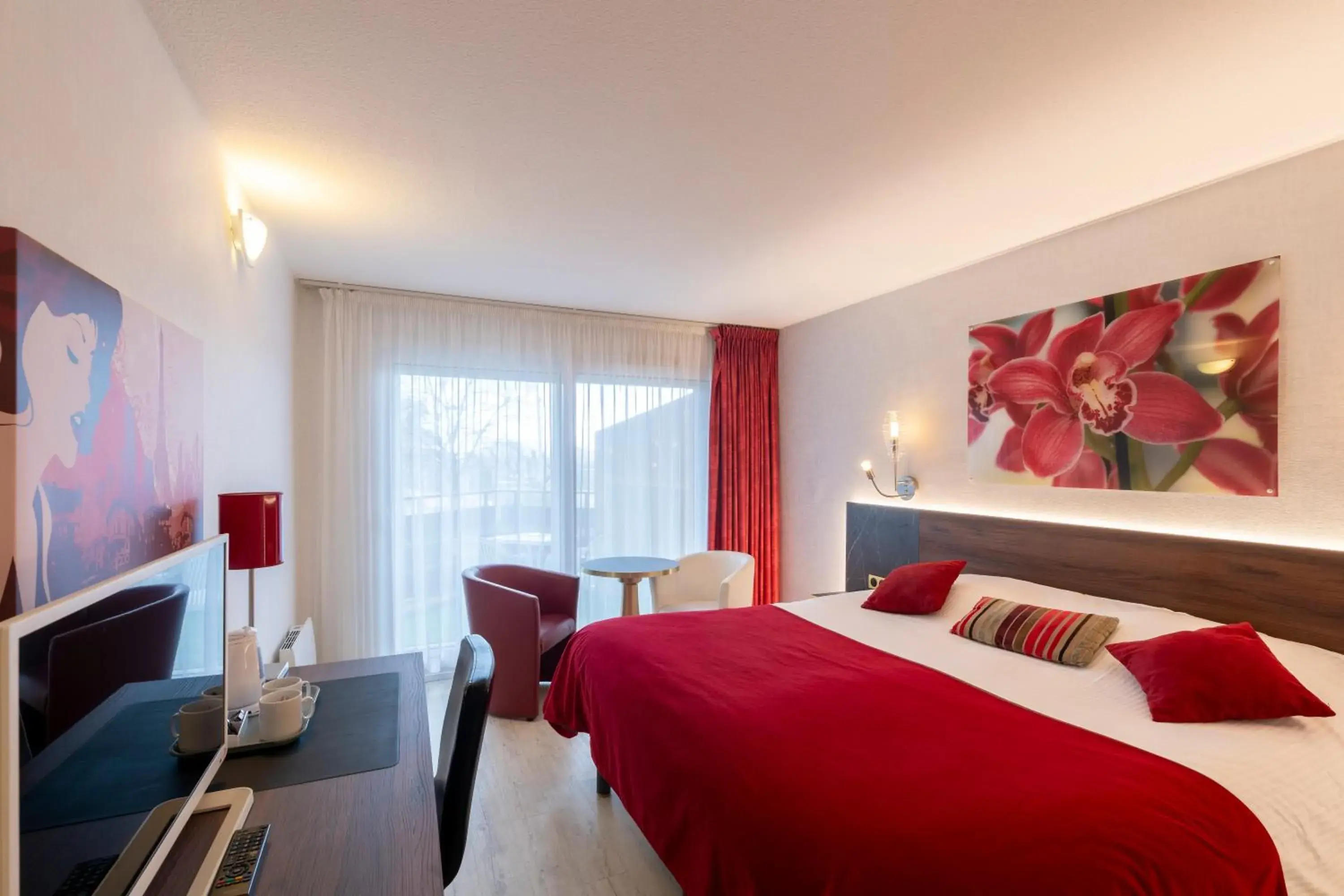 Bed in Logis Hotel Arc En Ciel Bed in Logis Hotel Arc En Ciel