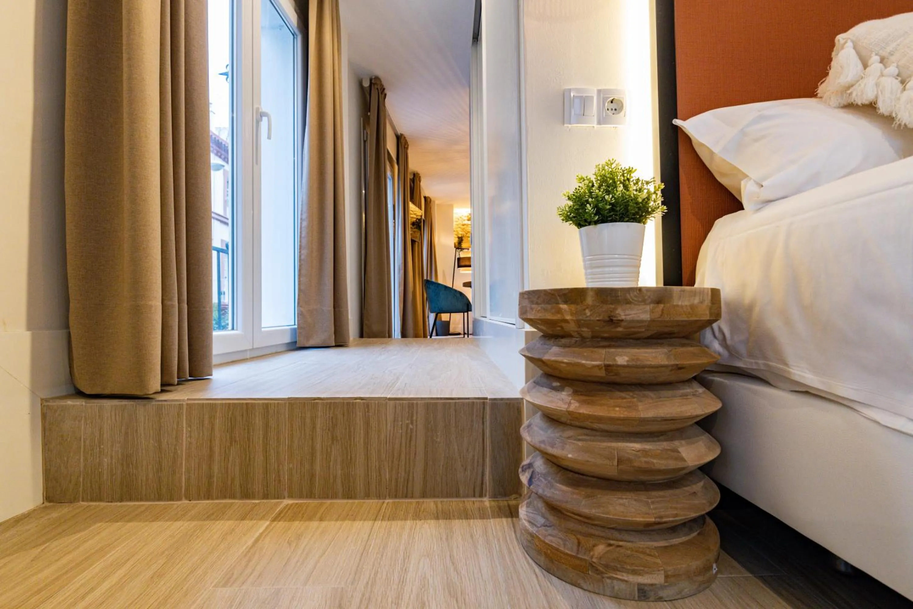 Bedroom, Bed in Apartamentos Magna Sevilla