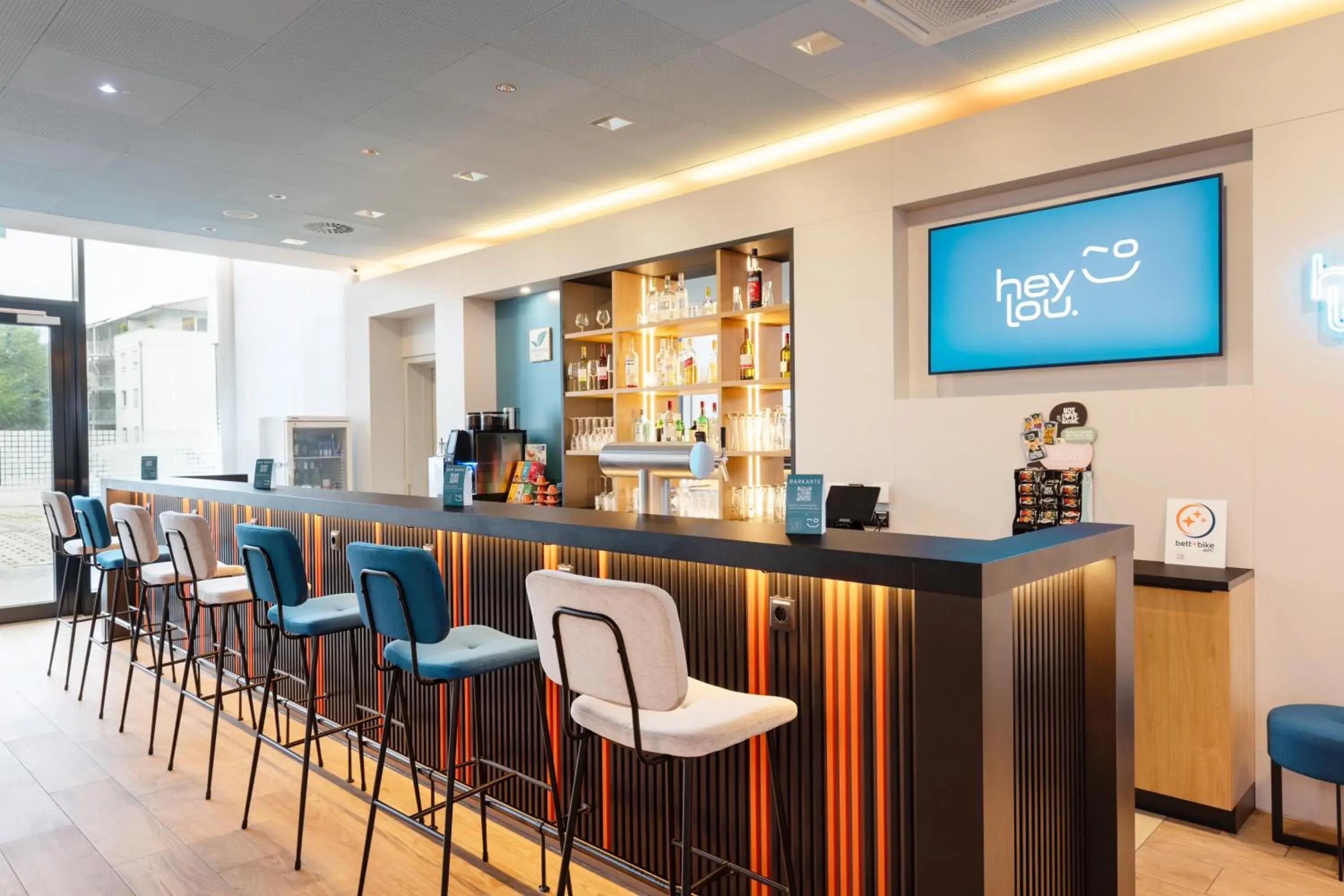 Lounge or bar in Hey Lou Hotel Friedrichshafen Lounge or bar in Hey Lou Hotel Friedrichshafen