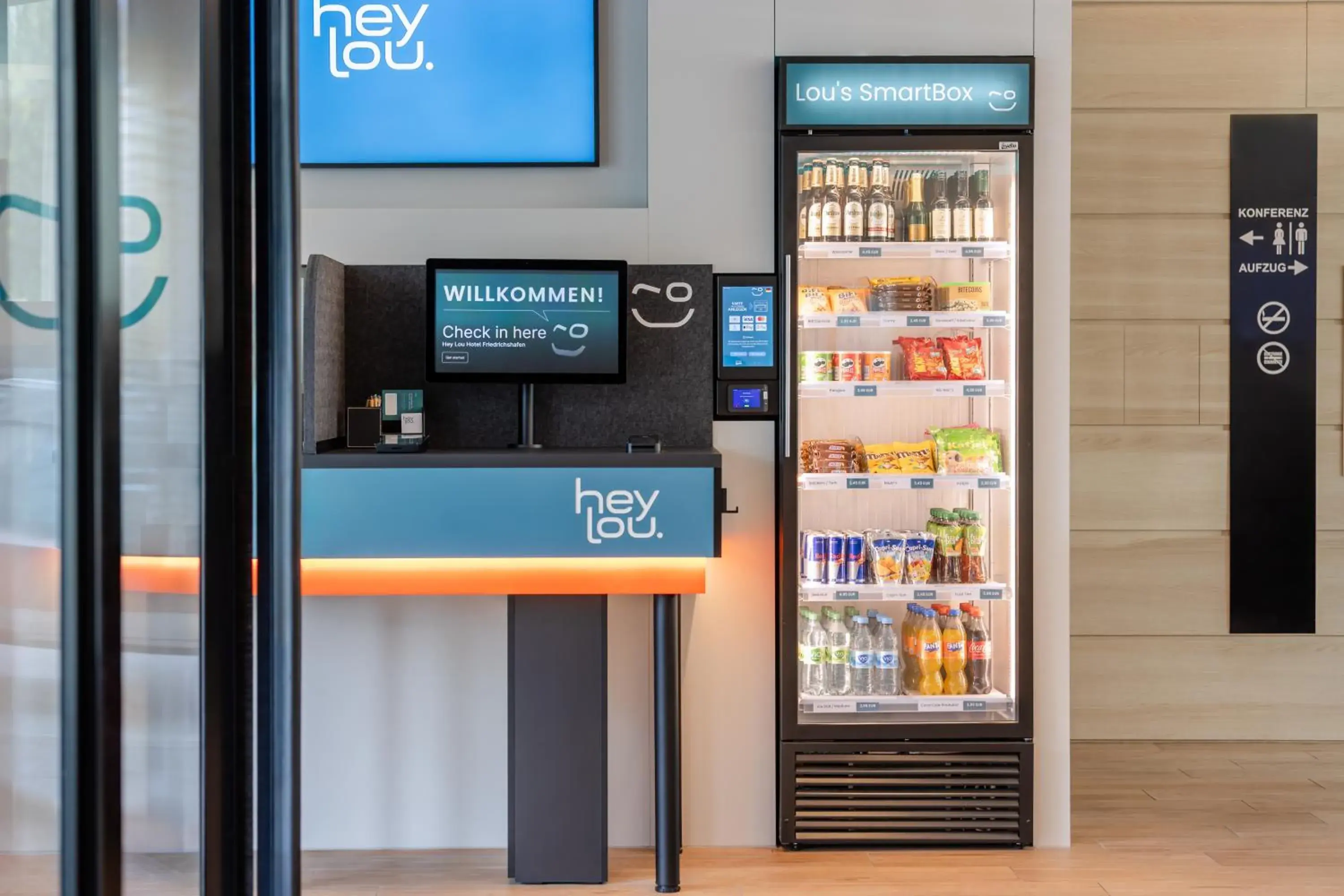 Lobby or reception in Hey Lou Hotel Friedrichshafen Lobby or reception in Hey Lou Hotel Friedrichshafen