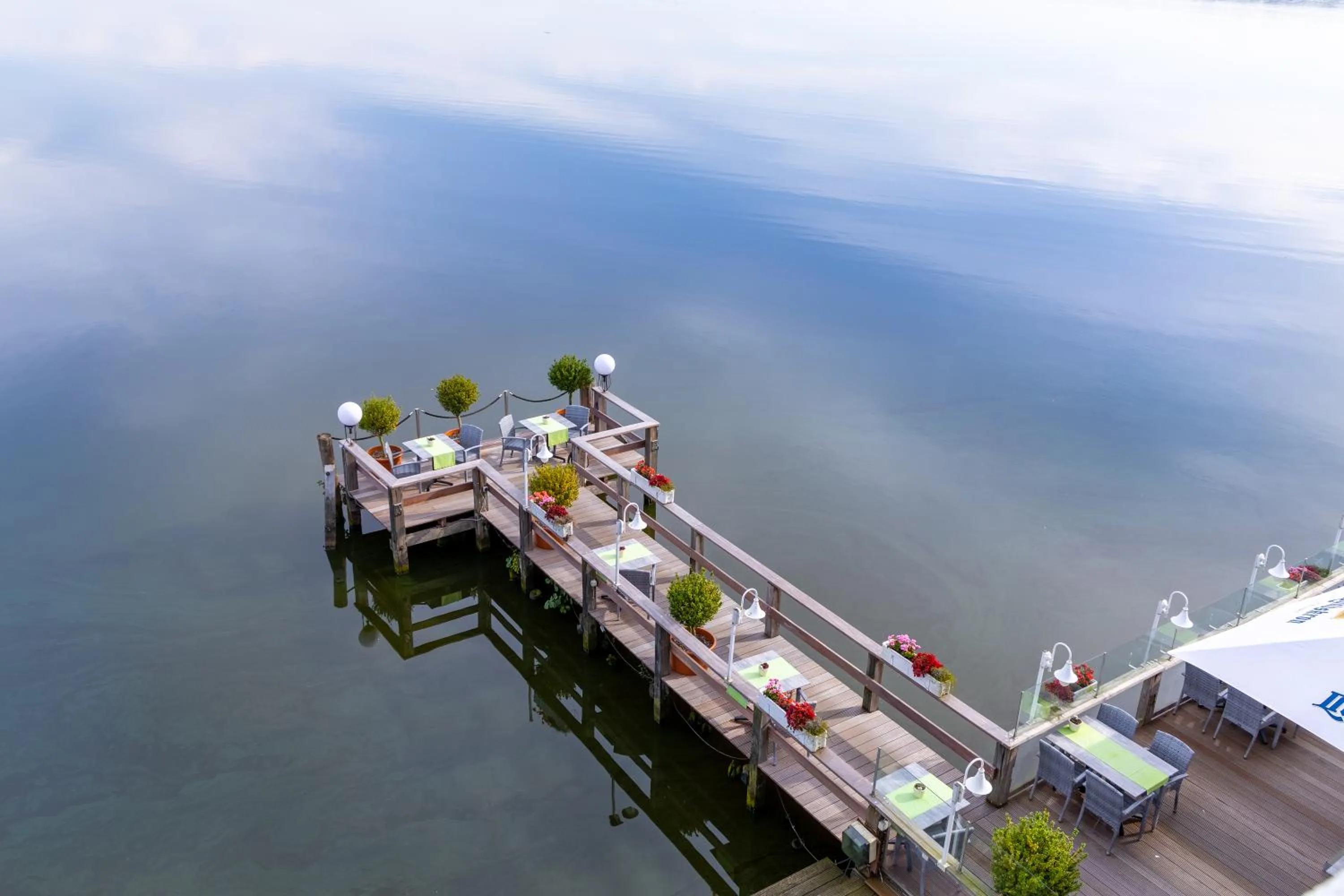 Balcony/Terrace in Seehotel Fährhaus