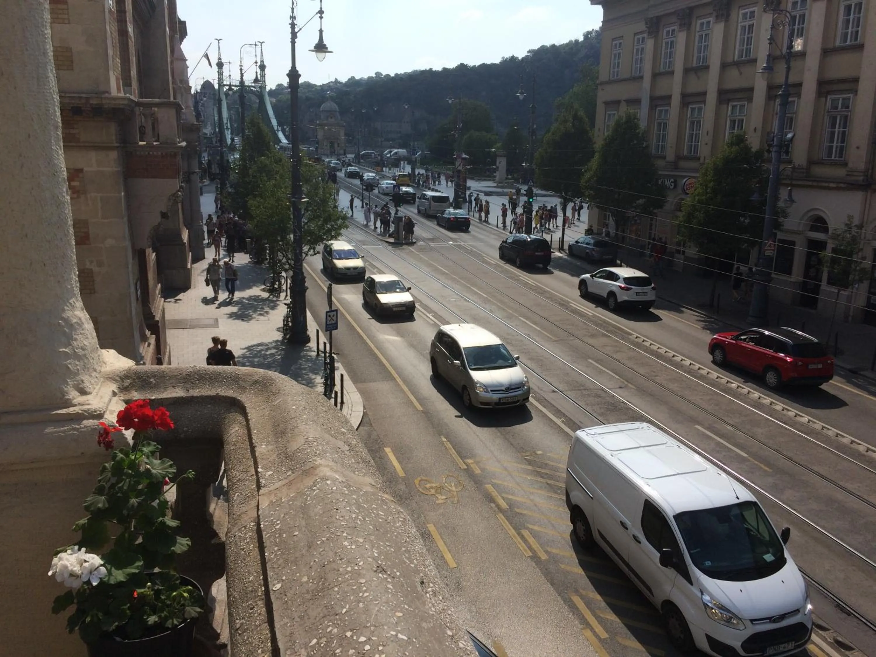 Street view in Zen Hostel by Central Market