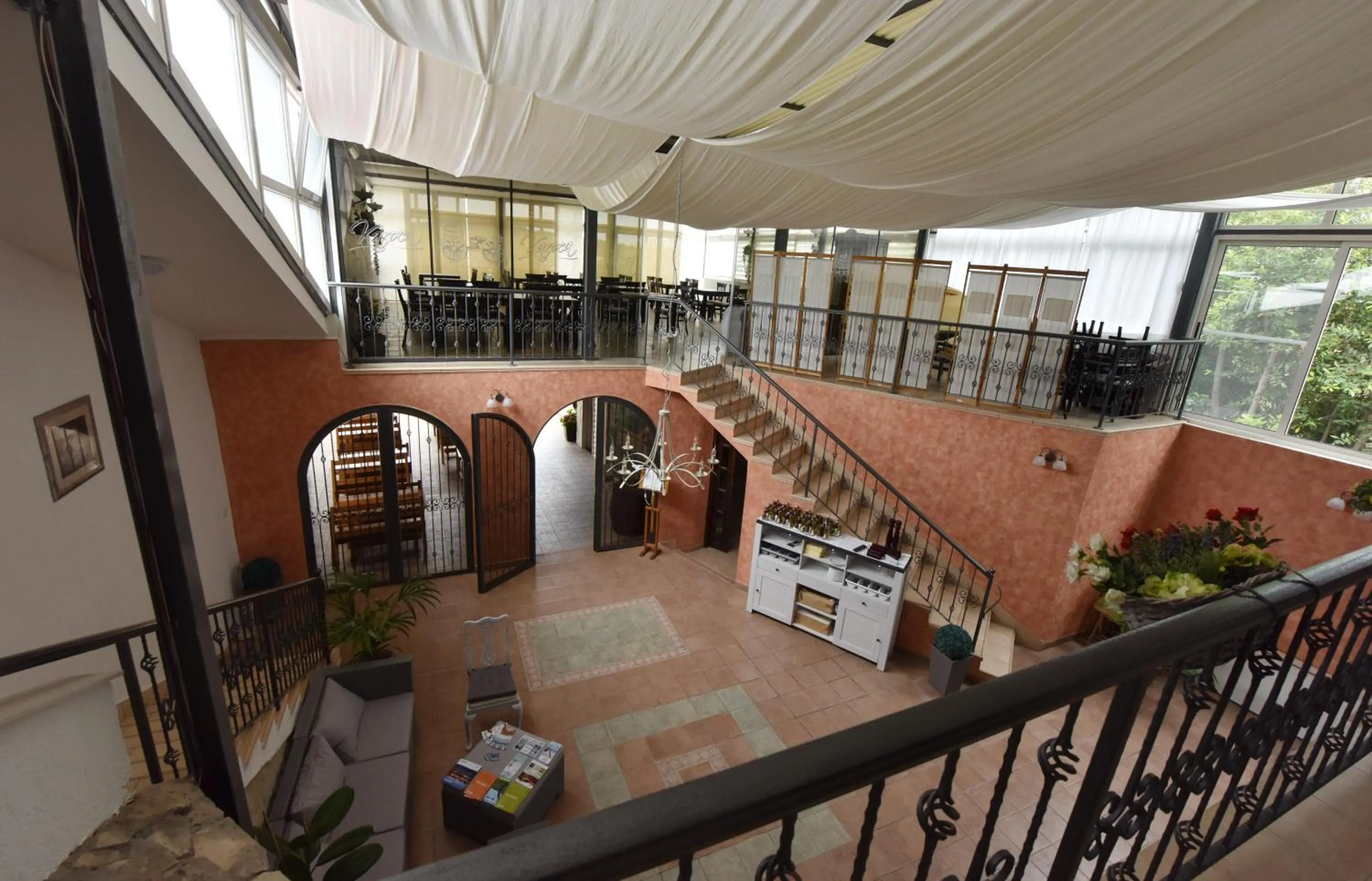Bird's eye view in Pansion Karoca