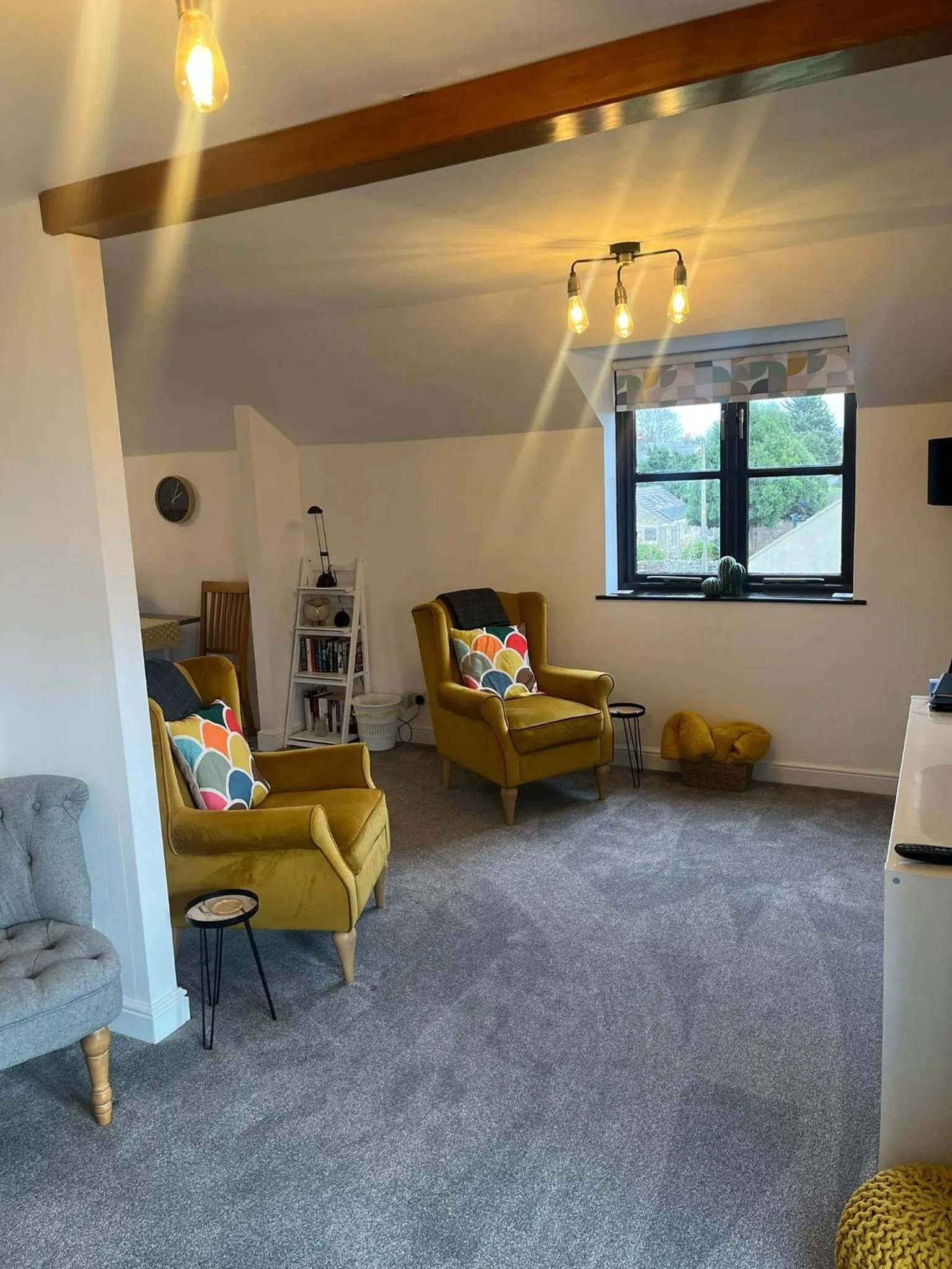 Seating area in Oaklodge House