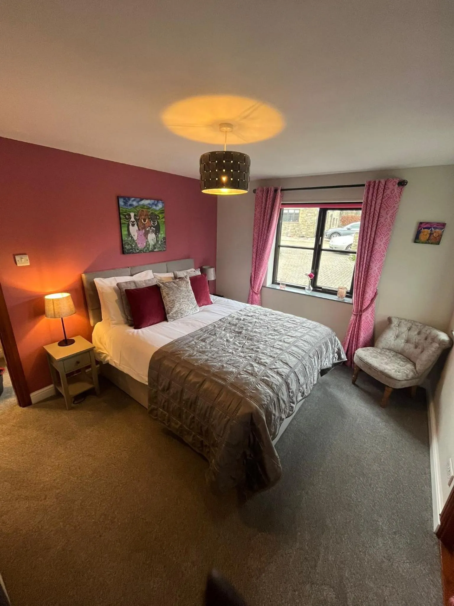 Bedroom, Bed in Oaklodge House