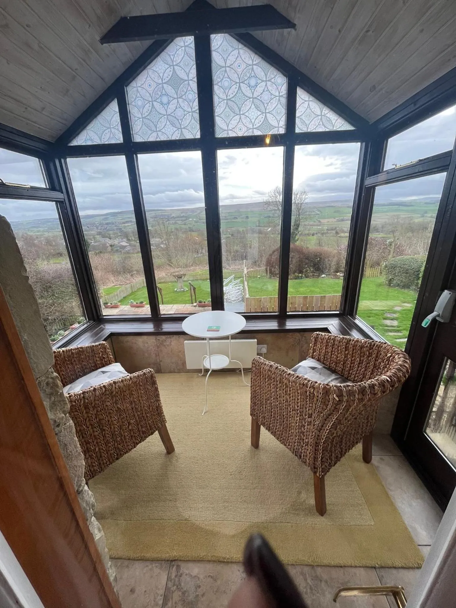 Seating area in Oaklodge House