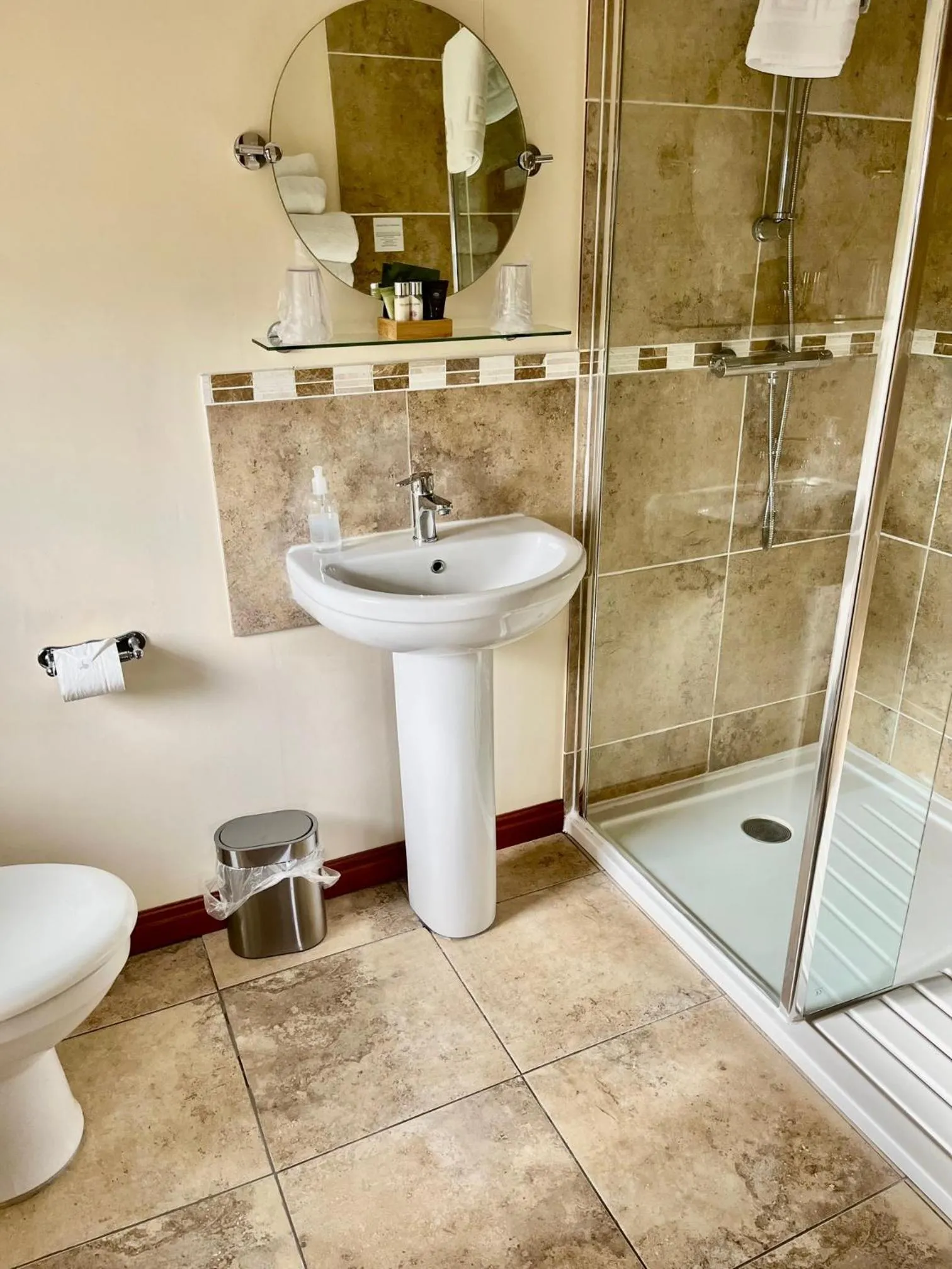 Shower in Oaklodge House