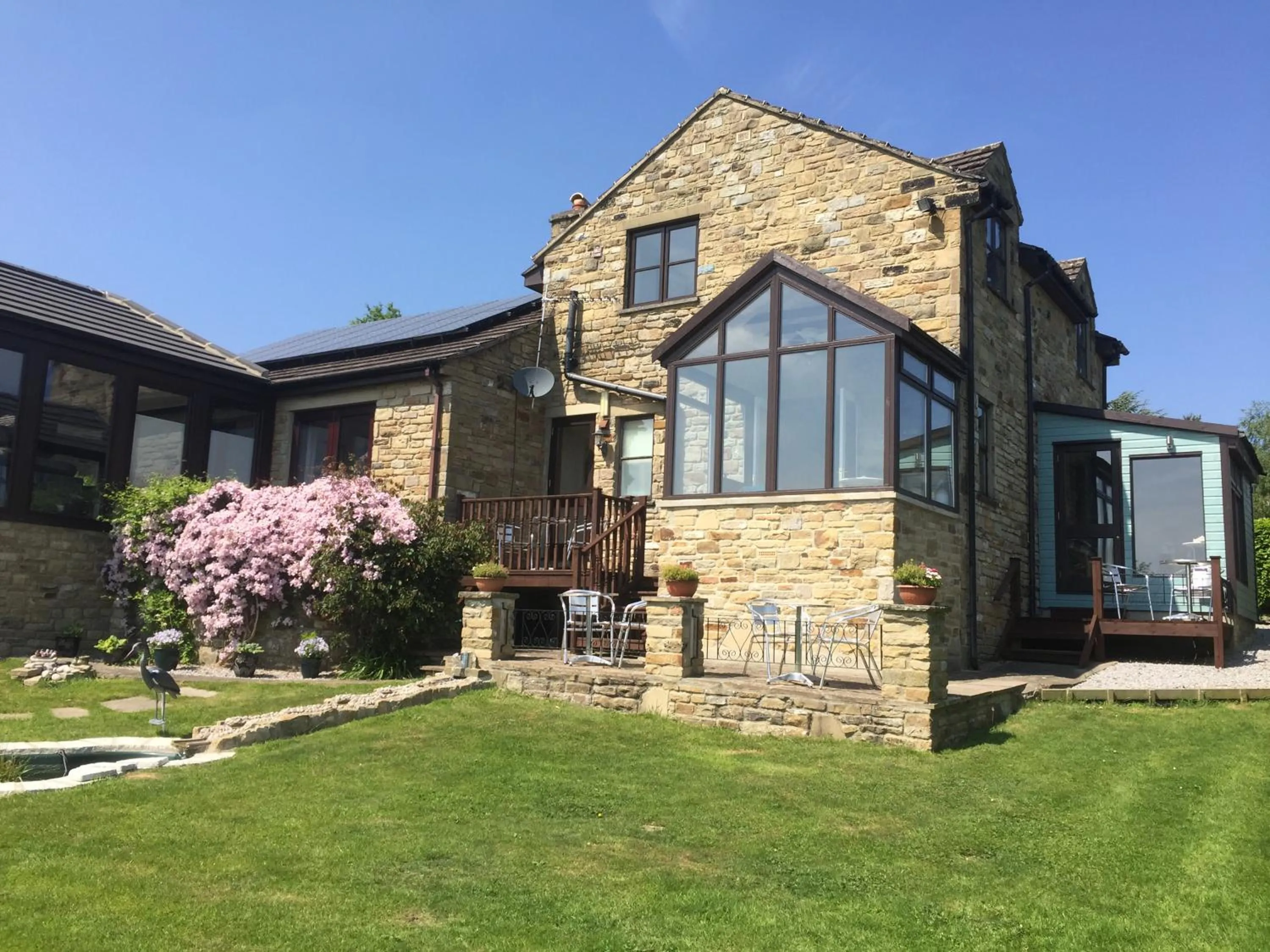 Garden view in Oaklodge House