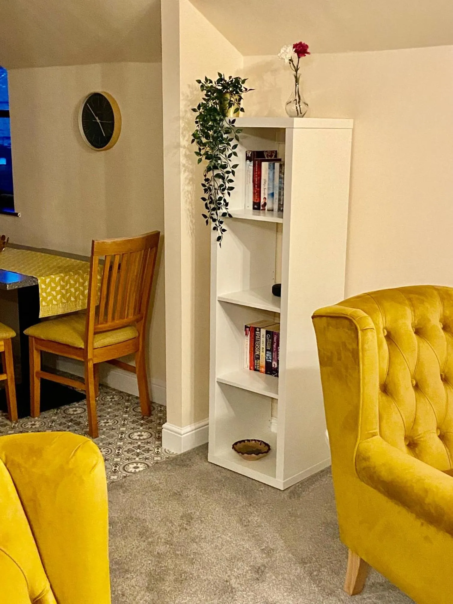 Seating area in Oaklodge House