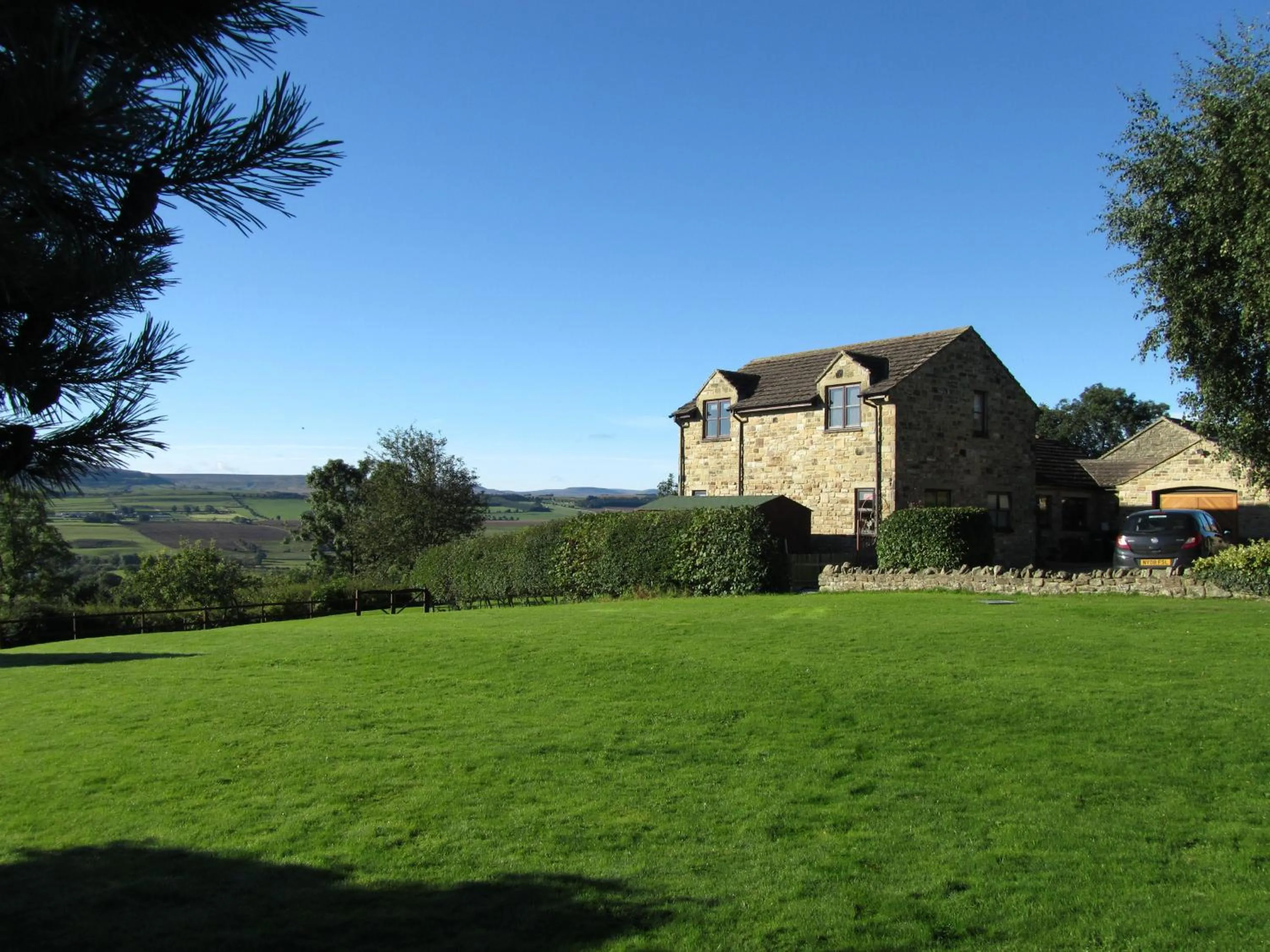 Garden view in Oaklodge House