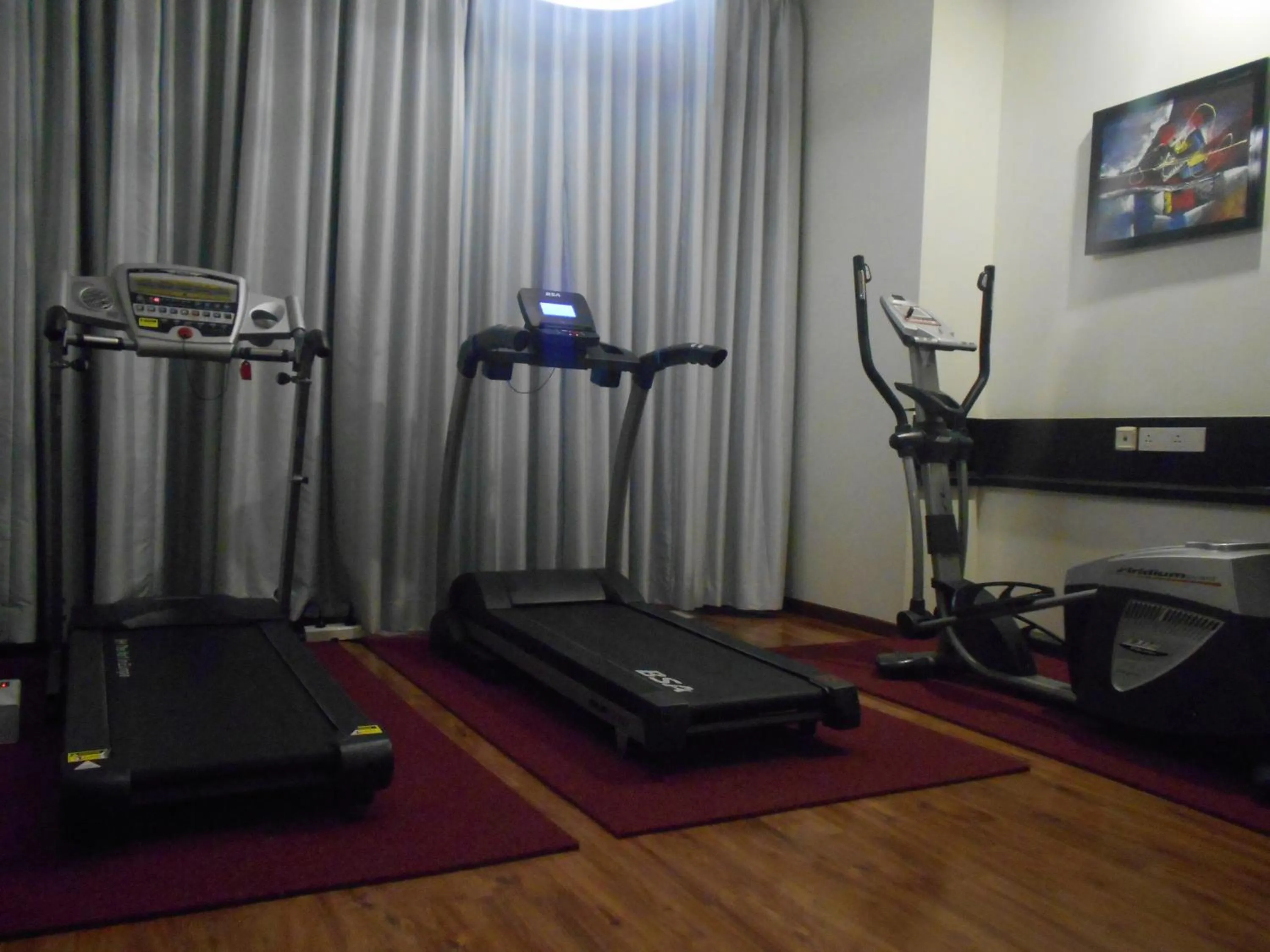 Fitness centre/facilities in E Hotel