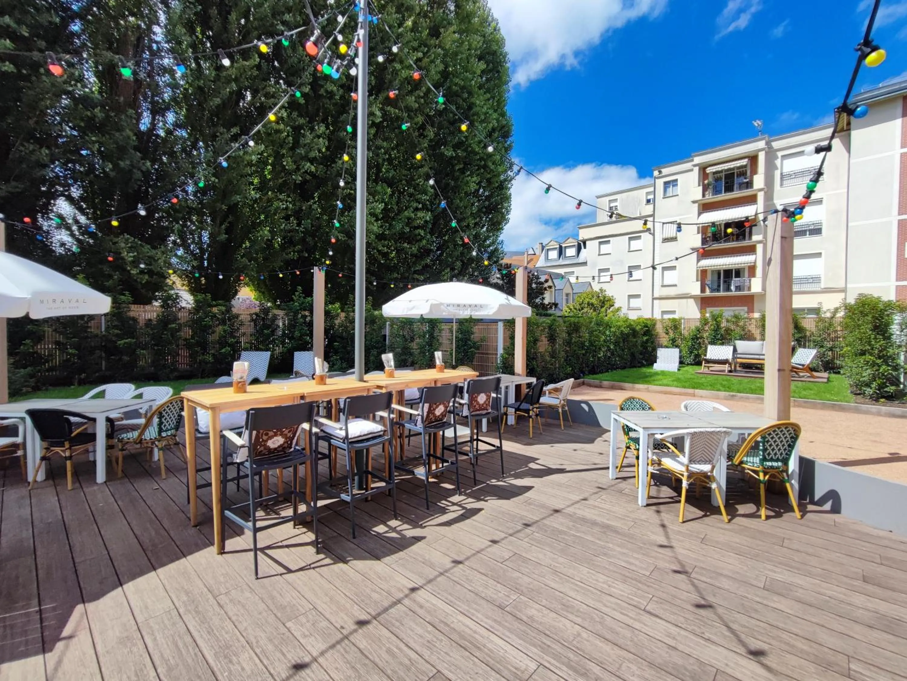 Balcony/Terrace in ibis Deauville Centre