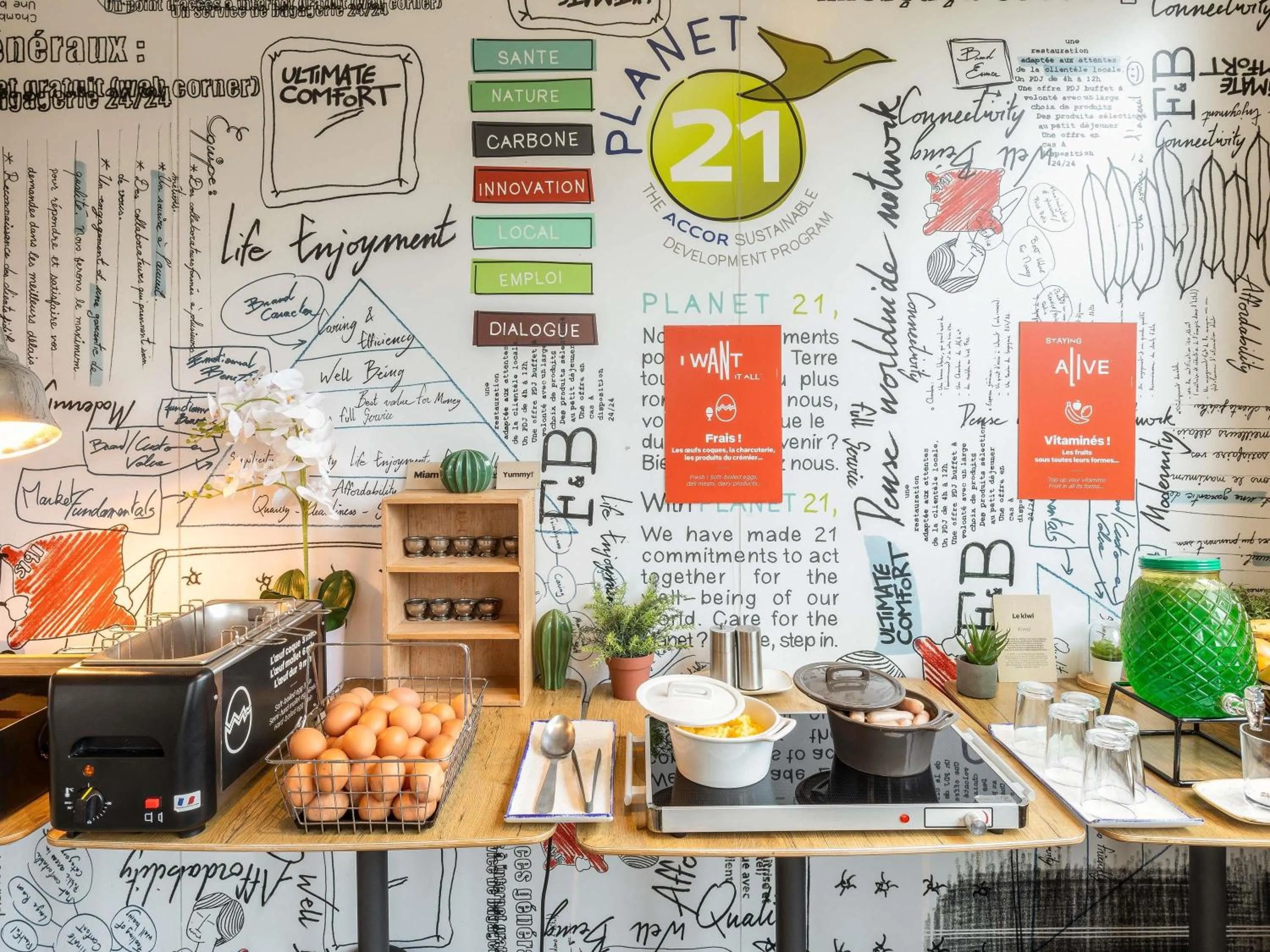 Breakfast in ibis Chalons en Champagne