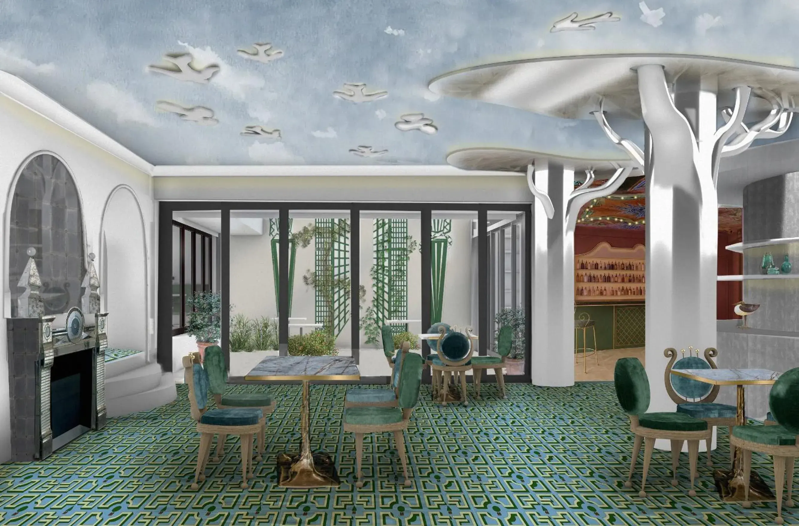 Lounge or bar in Hôtel Le Magnifique Ex Hôtel Le M Lounge or bar in Hôtel Le Magnifique Ex Hôtel Le M