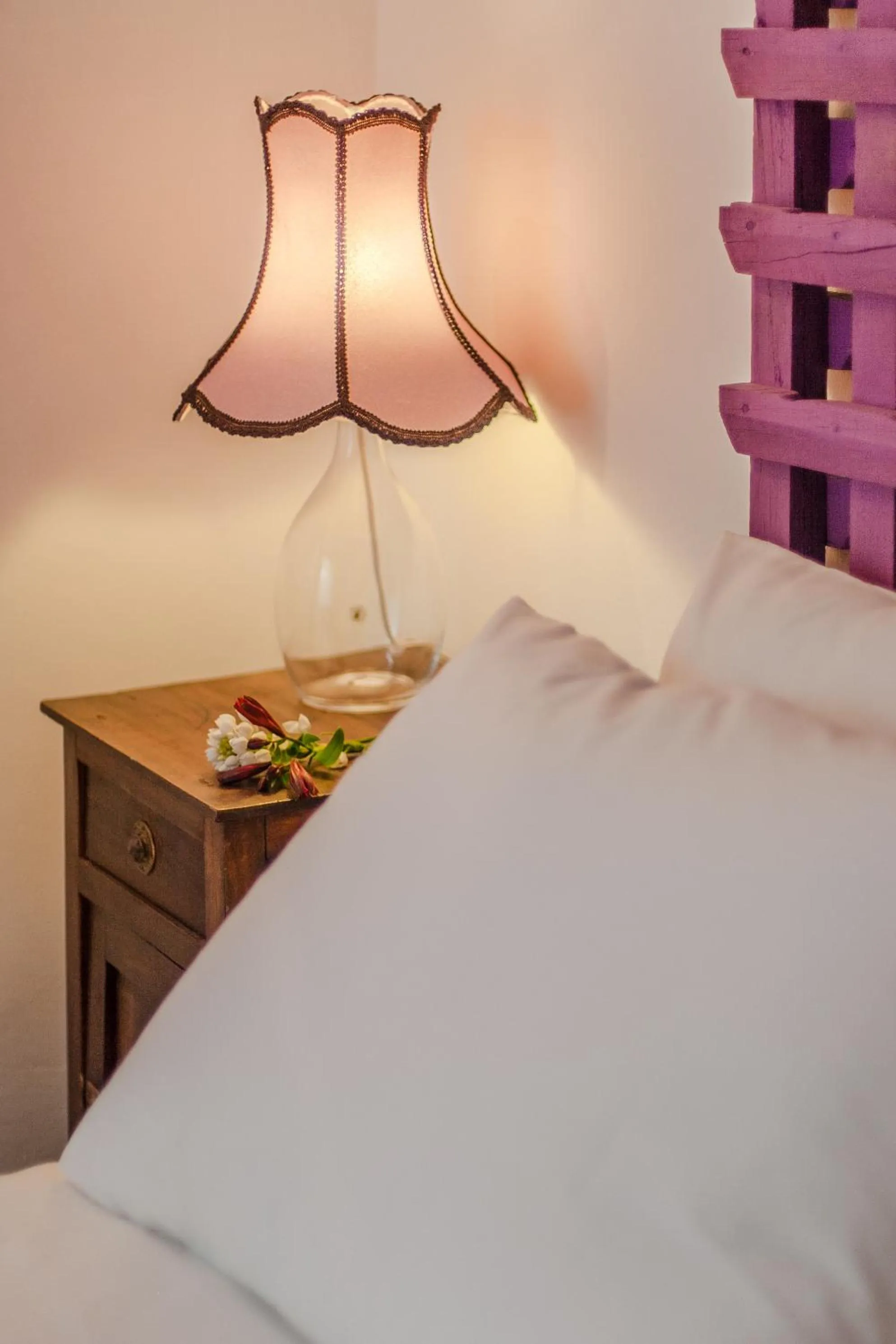 Decorative detail, Bed in Baga de Sal Wine Guesthouse