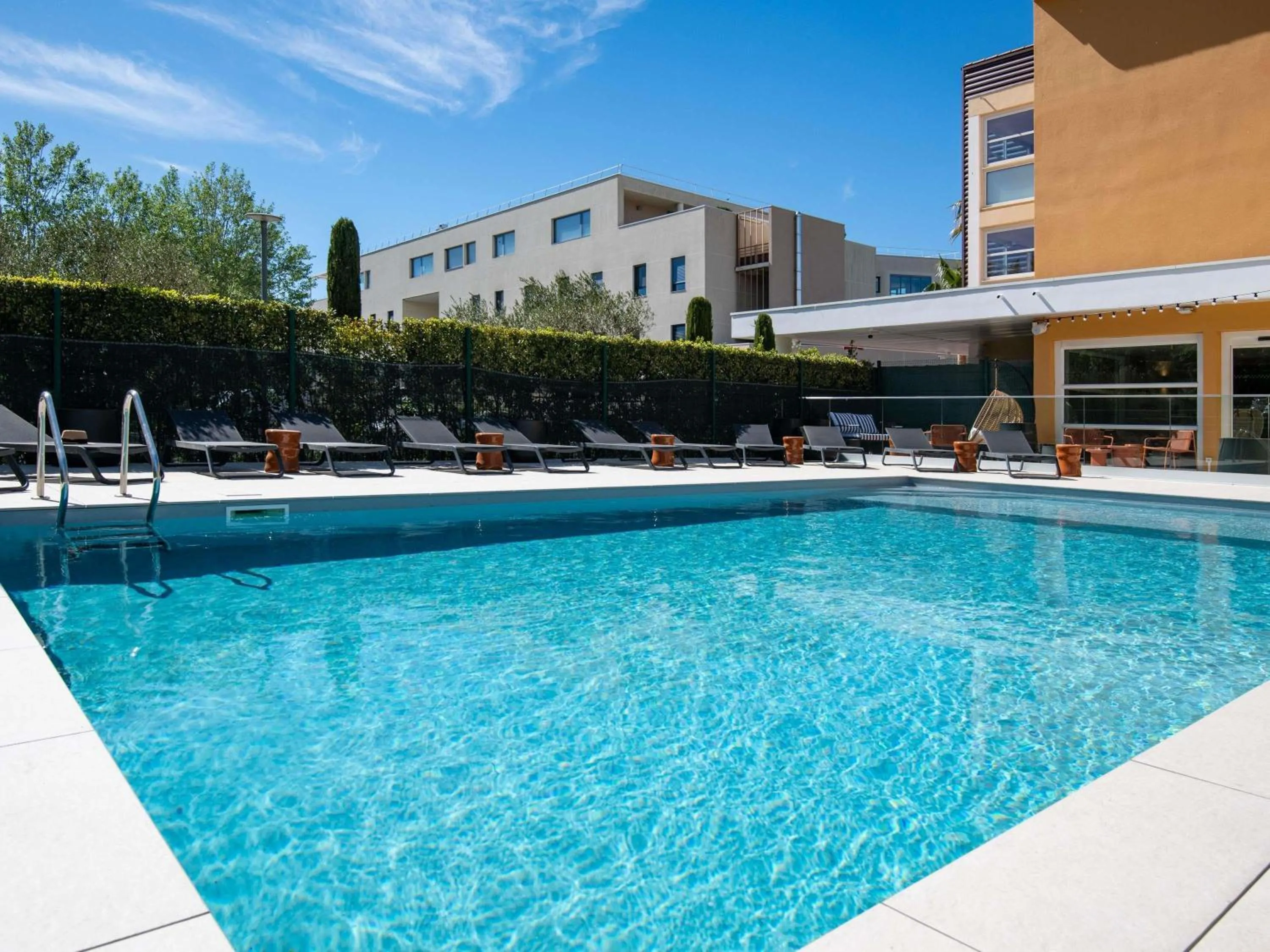 Pool view in ibis Golfe de Saint-Tropez