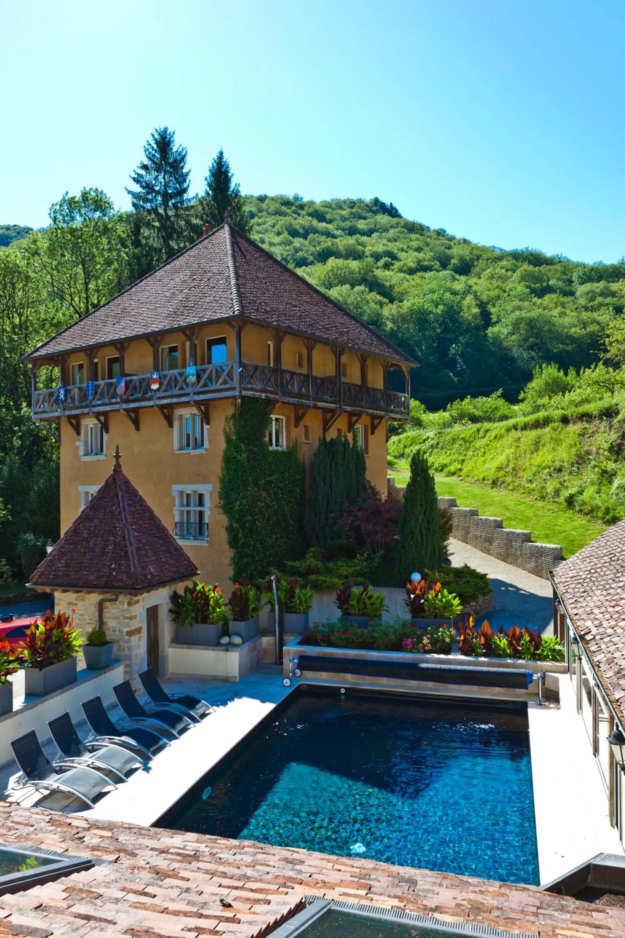 Balcony/Terrace in Castel Damandre - Demeures & Châteaux