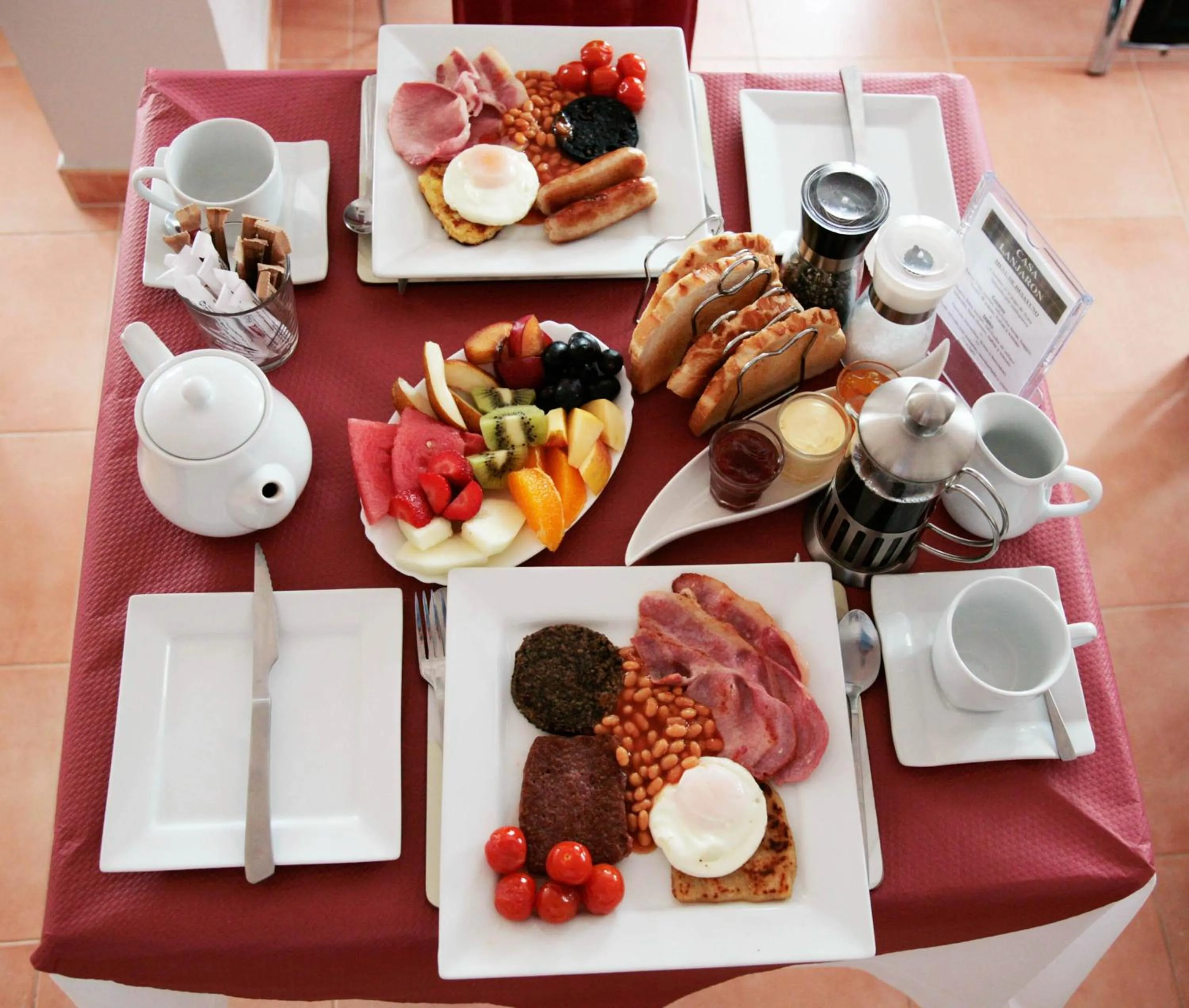 English/Irish breakfast in Casa Lanjaron