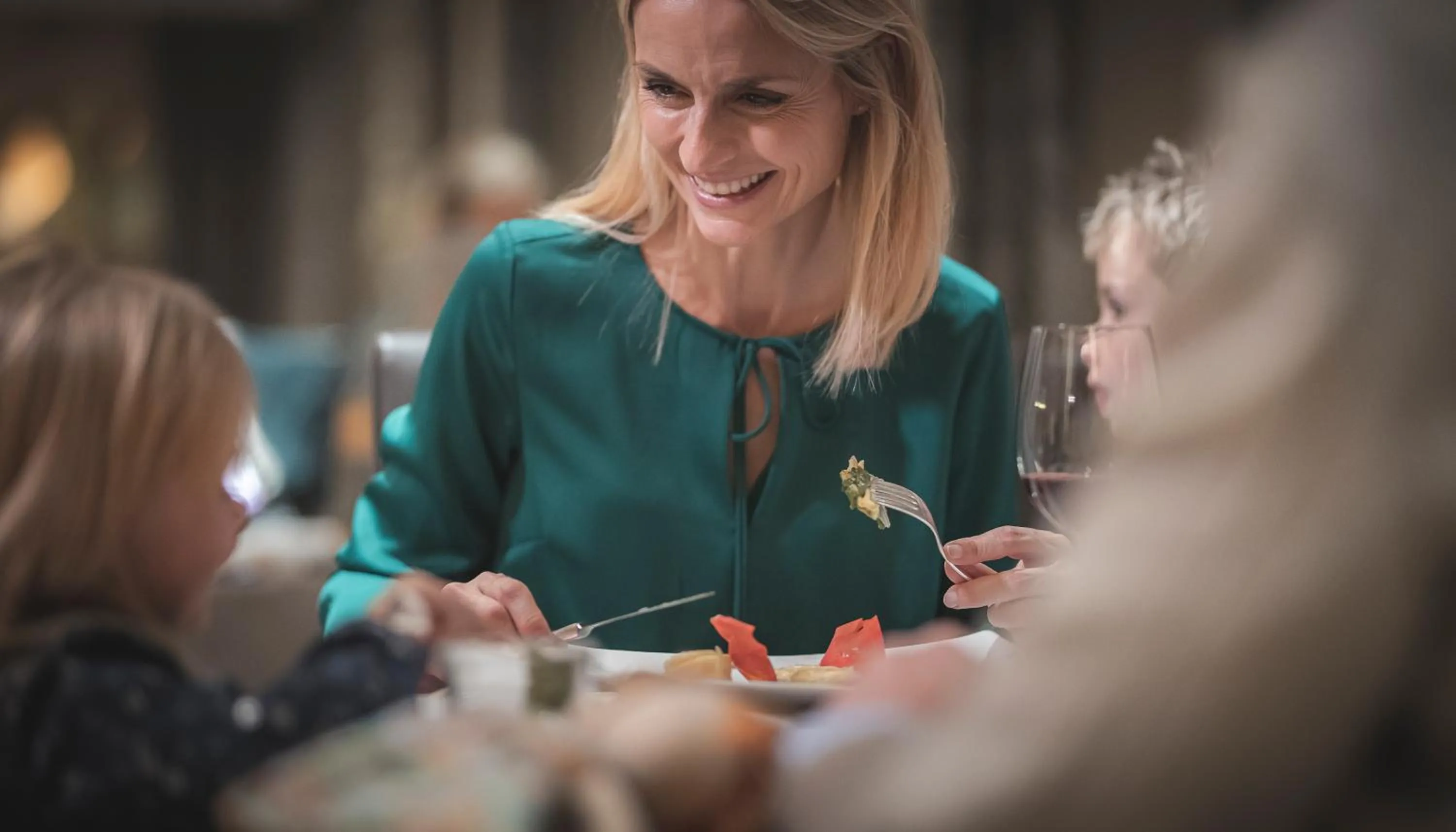 Dining area in Hotel Alpenhof