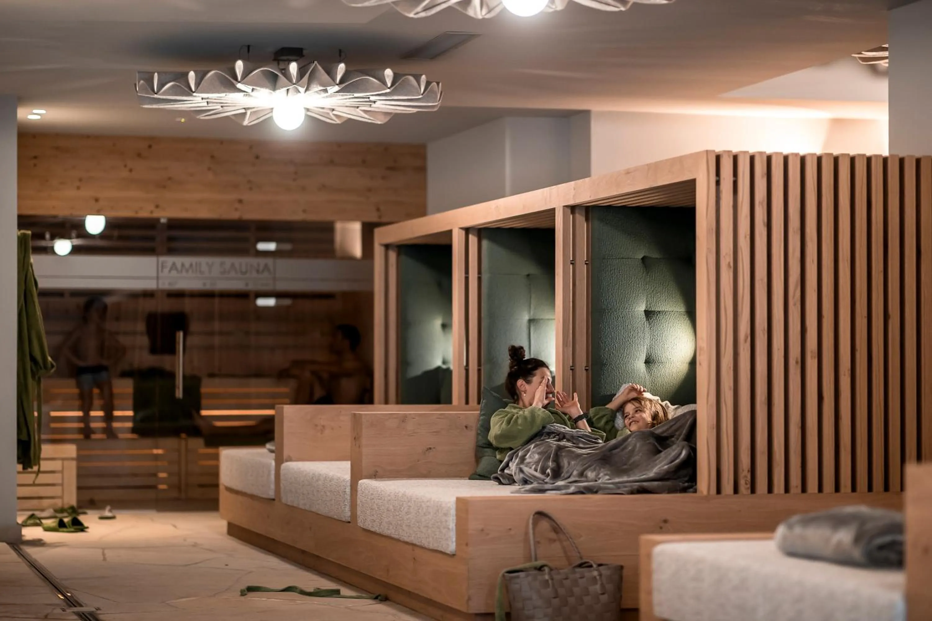 Spa and wellness centre/facilities in Hotel Alpenhof