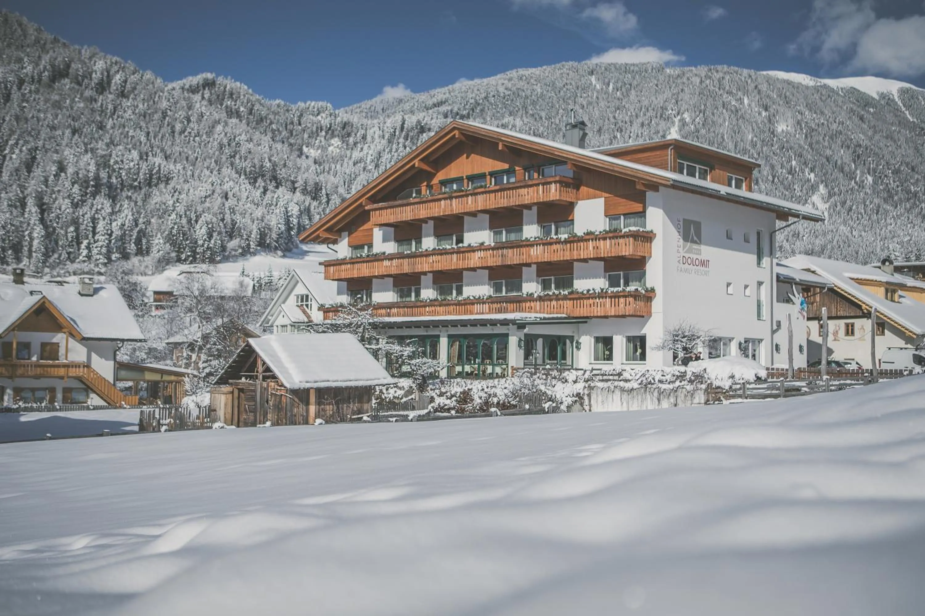 Property building in Hotel Alpenhof