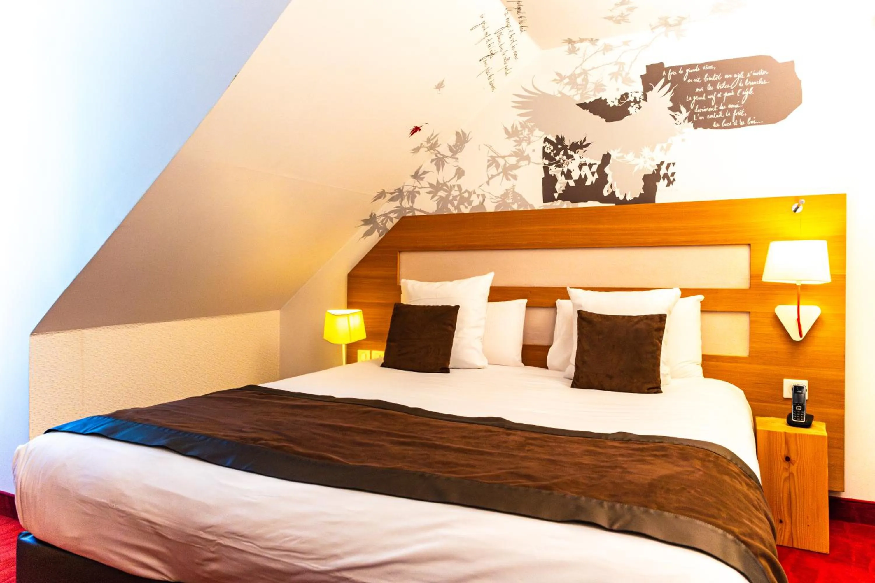 Bed in Le Grand Aigle Hotel & Spa****
