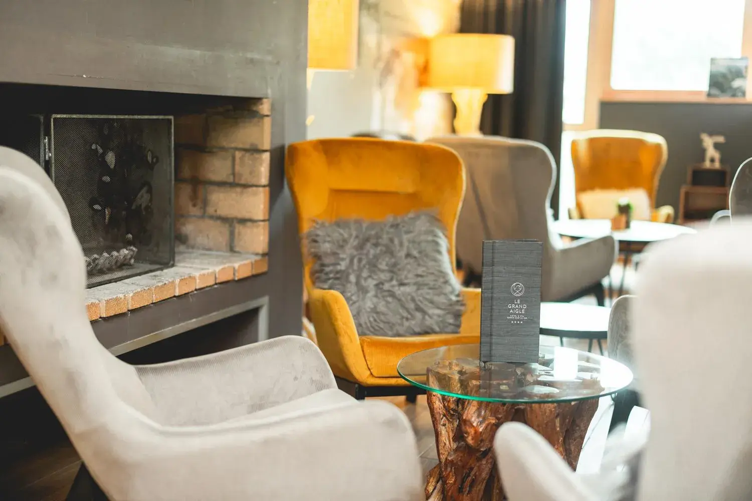 Lounge or bar in Le Grand Aigle Hotel & Spa**** Lounge or bar in Le Grand Aigle Hotel & Spa****