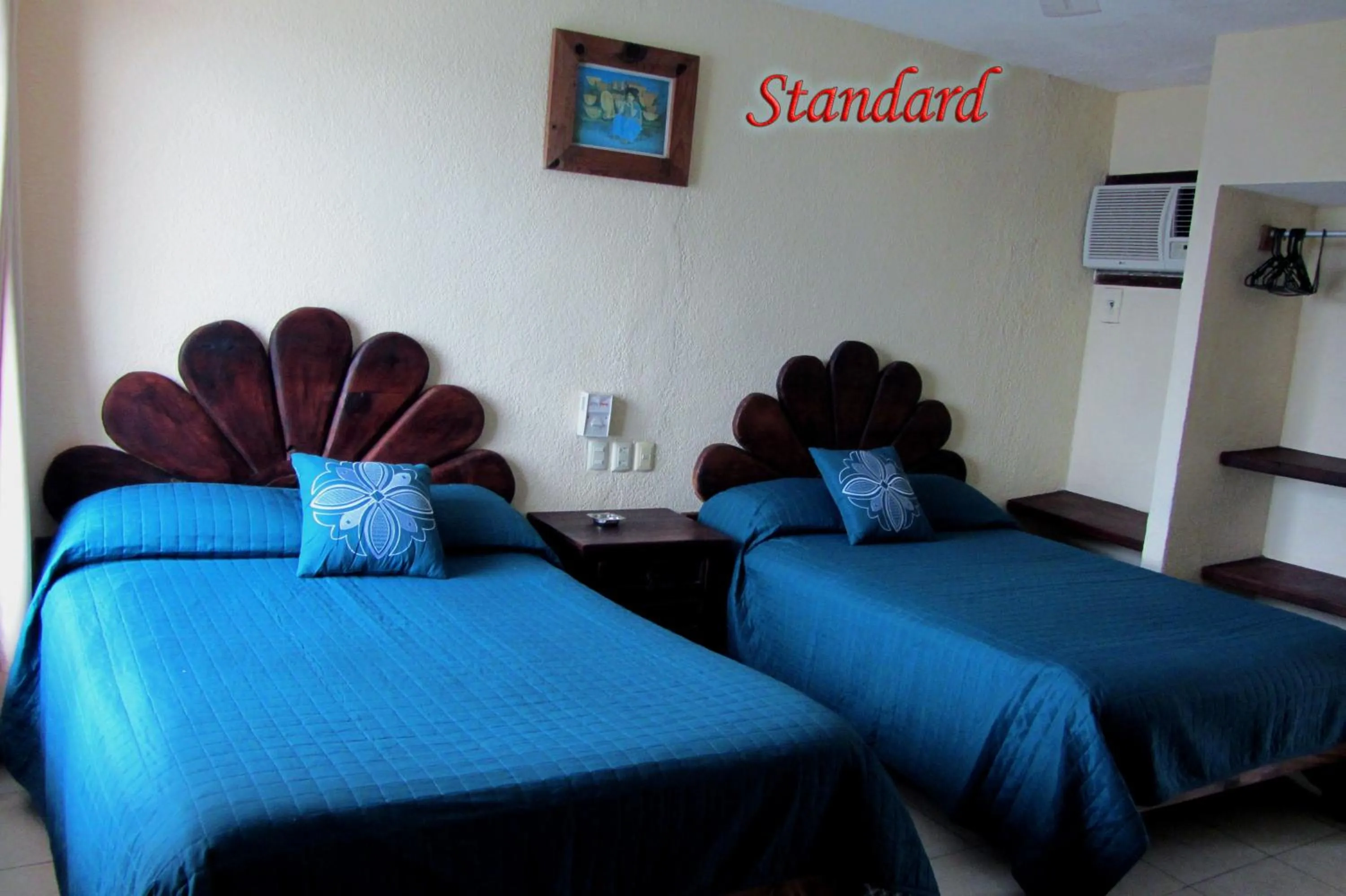 Bed in Hotel Barracuda