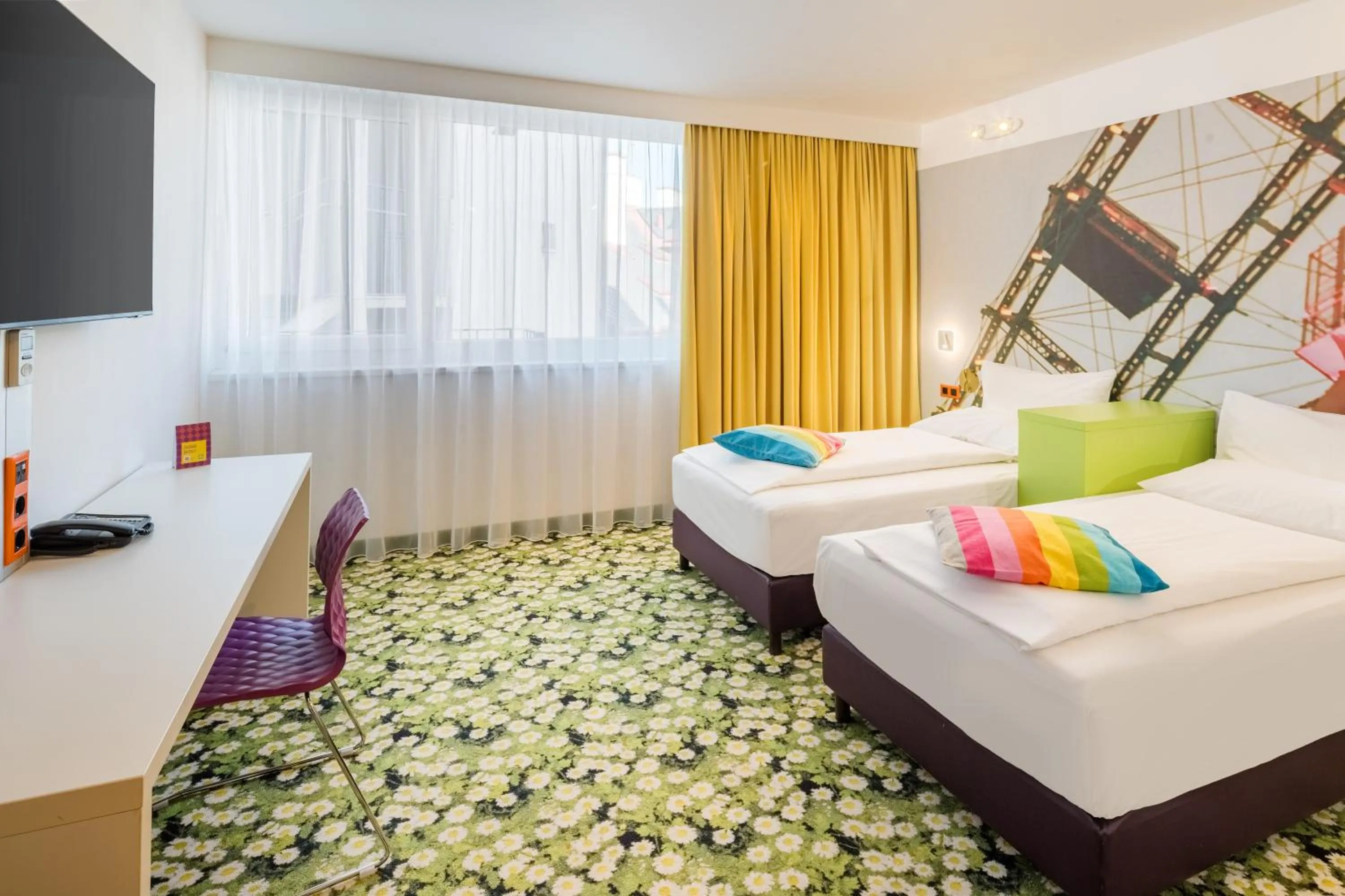 Bedroom, Bed in Ibis Styles Wien City