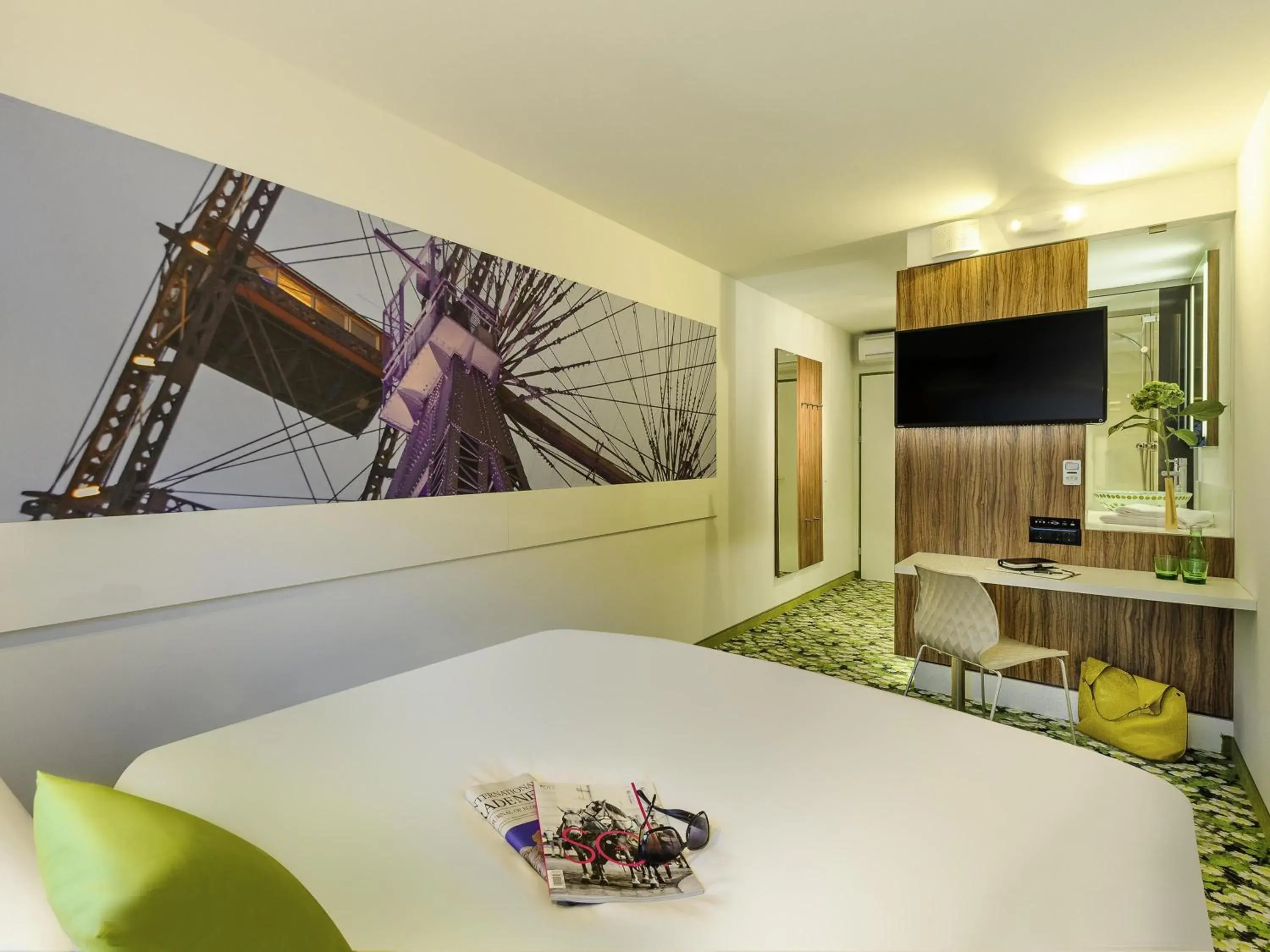 Bedroom in Ibis Styles Wien City Bedroom in Ibis Styles Wien City