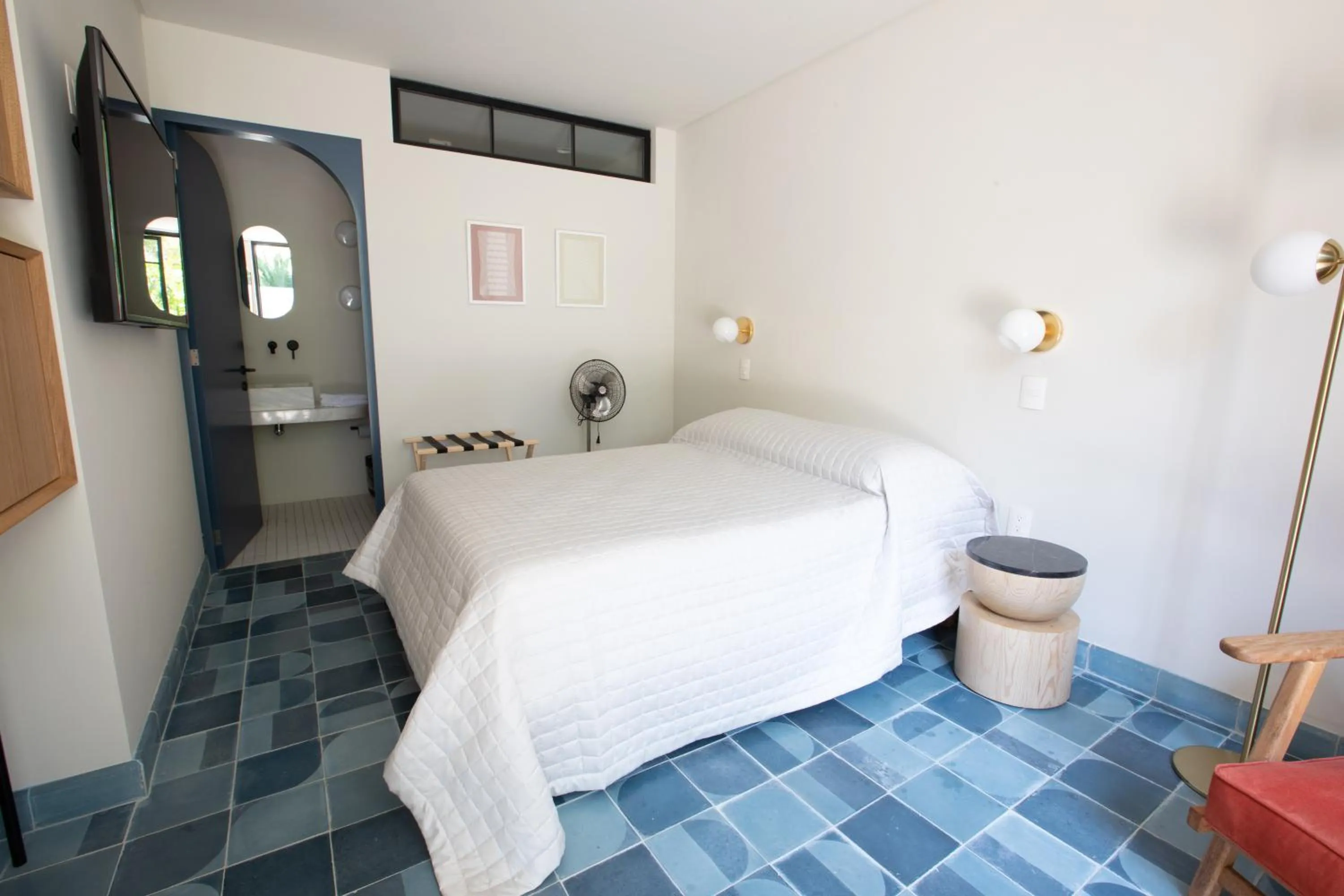 Bed in Casa Ixaya by Barrio México