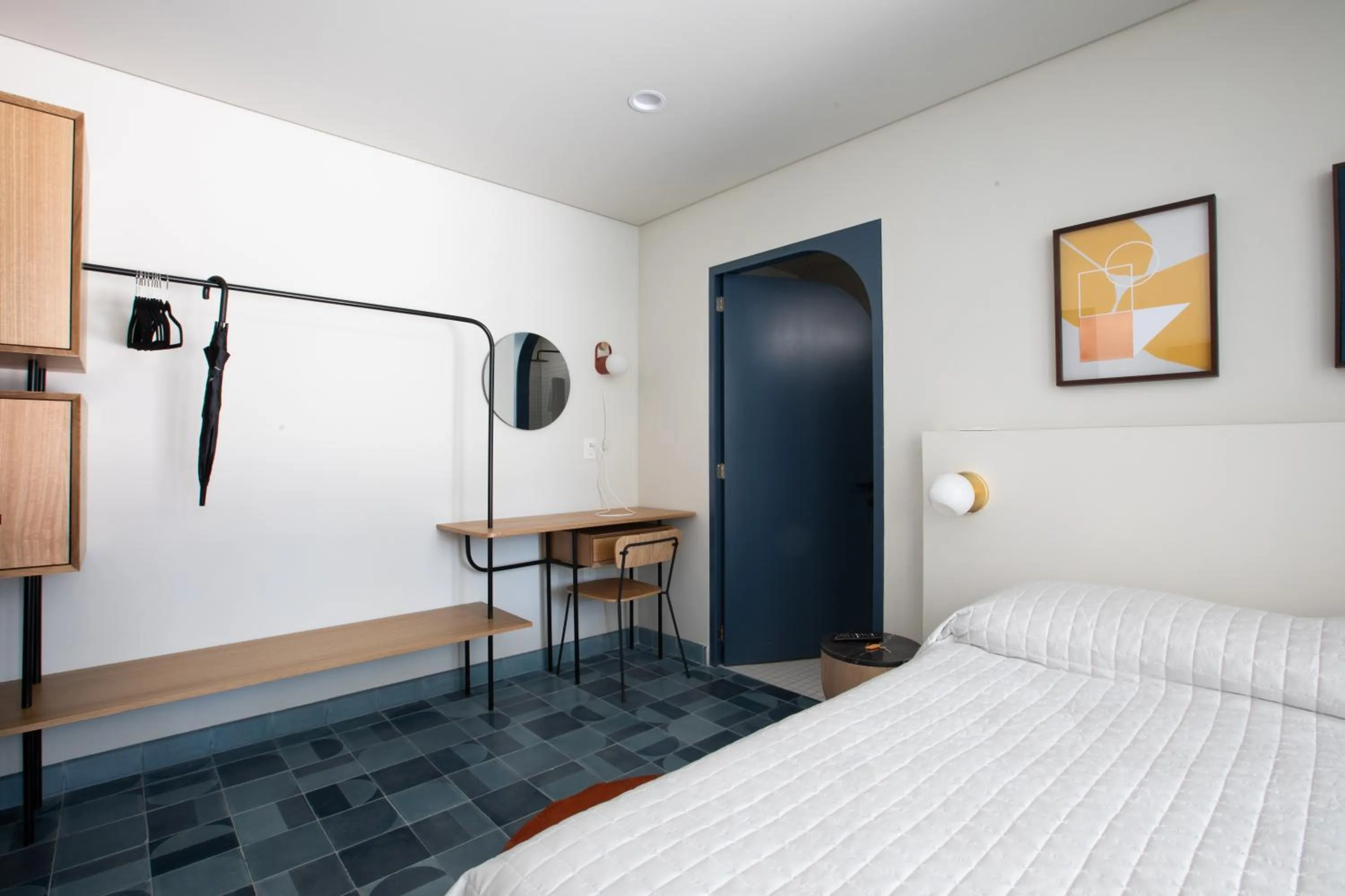 Bed in Casa Ixaya by Barrio México