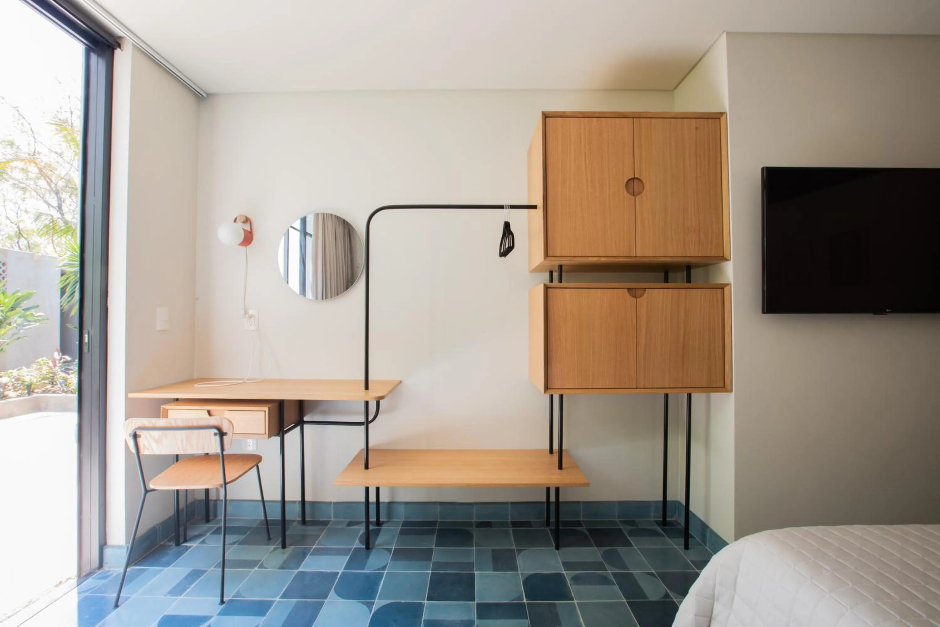 Bed in Casa Ixaya by Barrio México