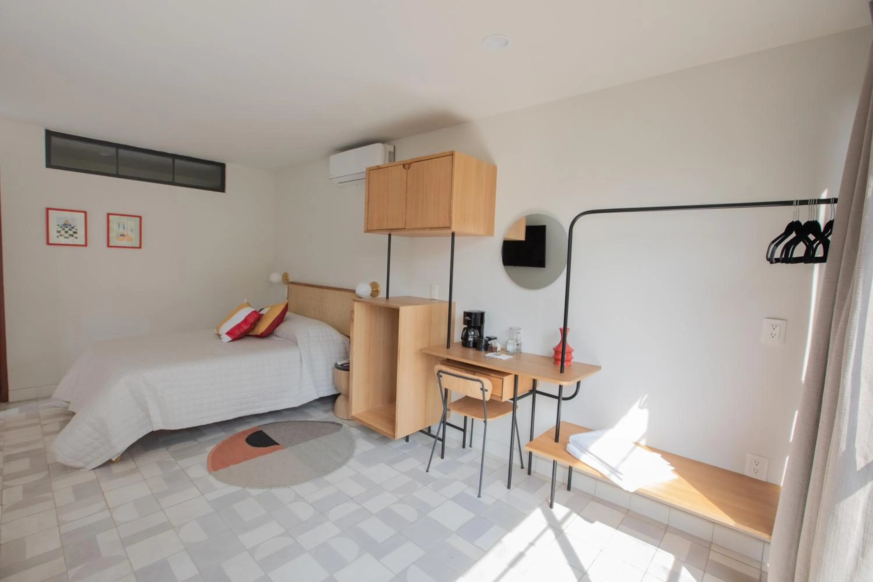 Bed in Casa Ixaya by Barrio México