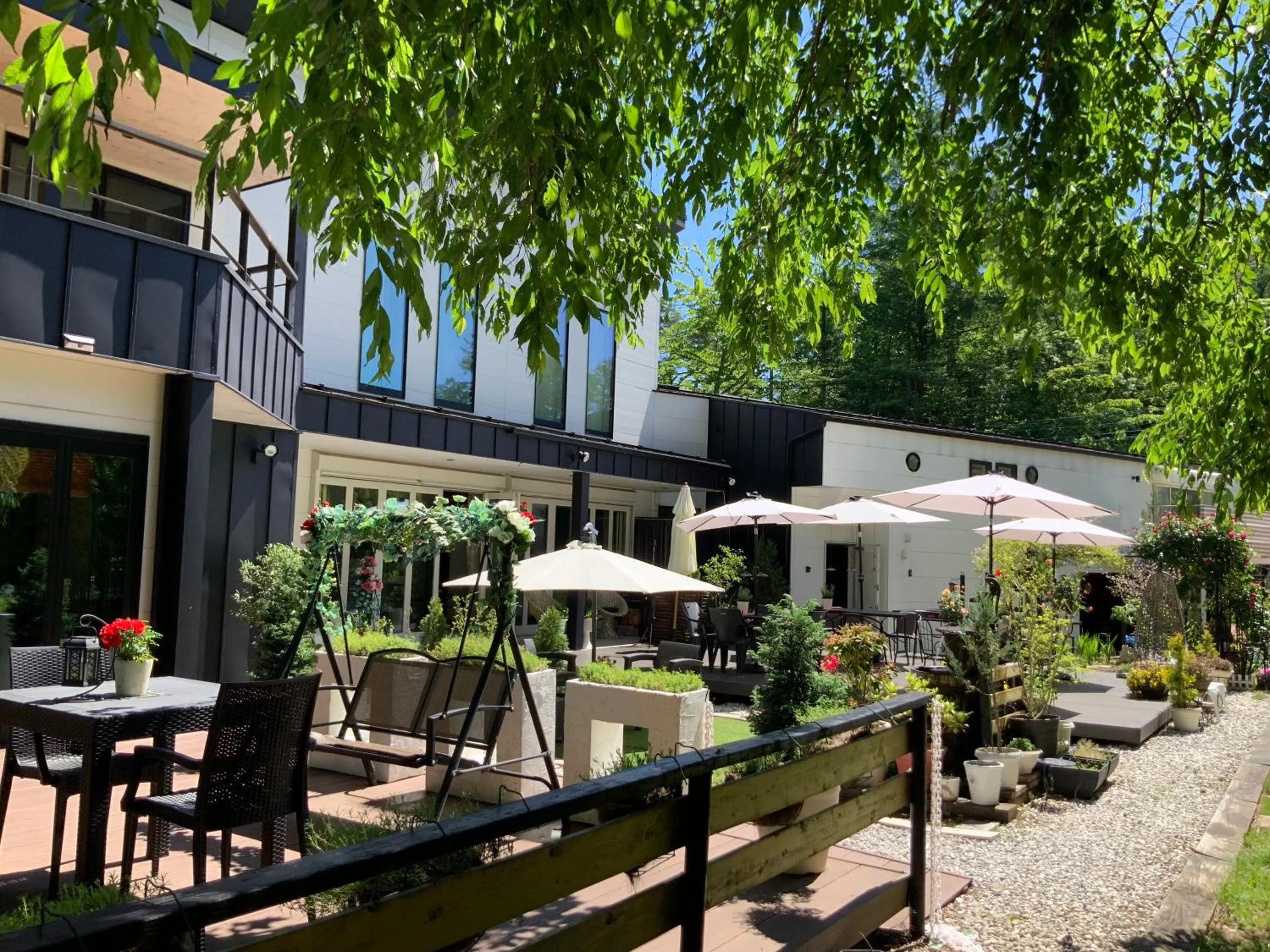 Garden in Kakureyado Fujikawaguchiko