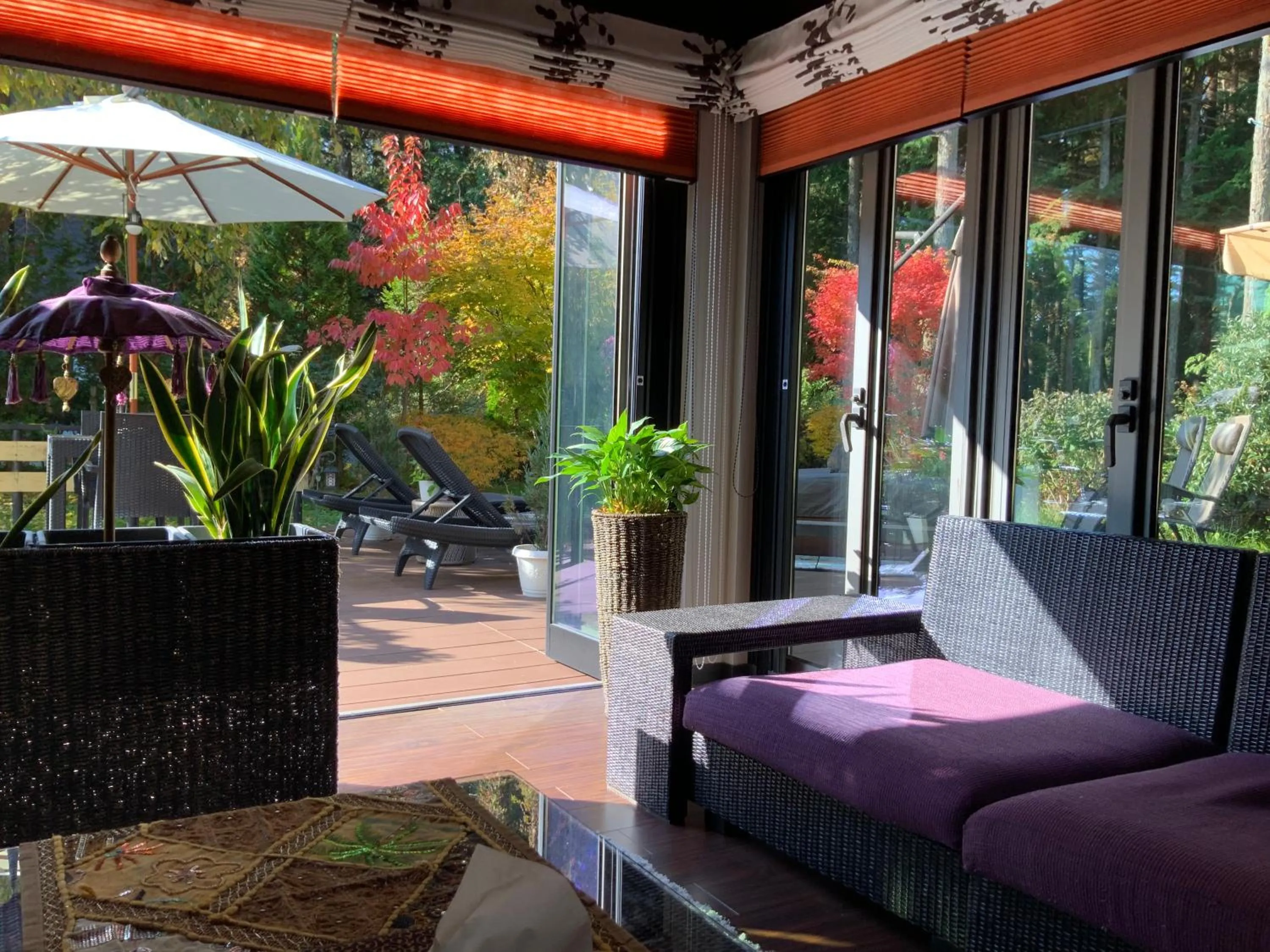 Garden view in Kakureyado Fujikawaguchiko