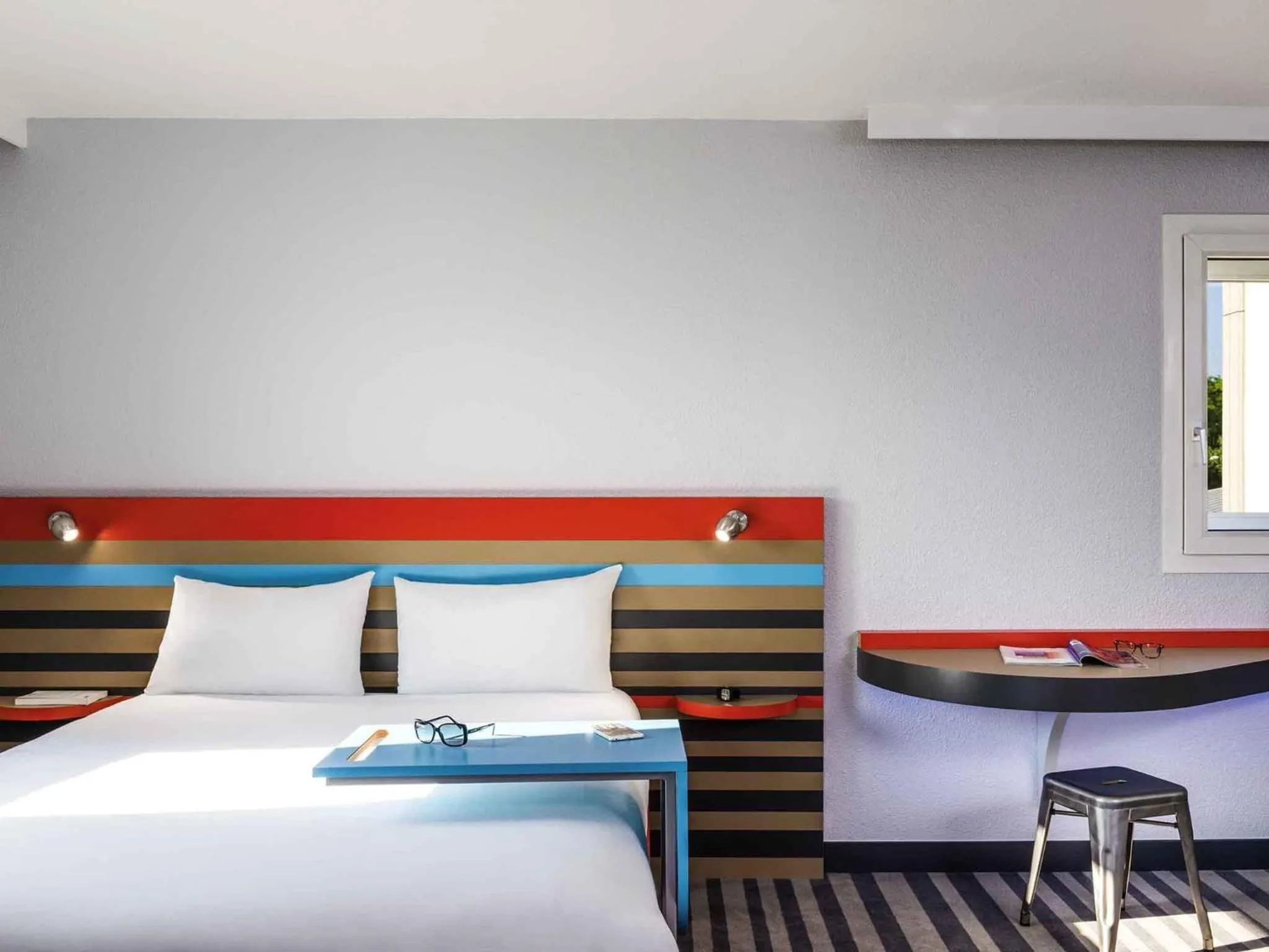 Bedroom, Bed in ibis Styles Antony Paris Sud