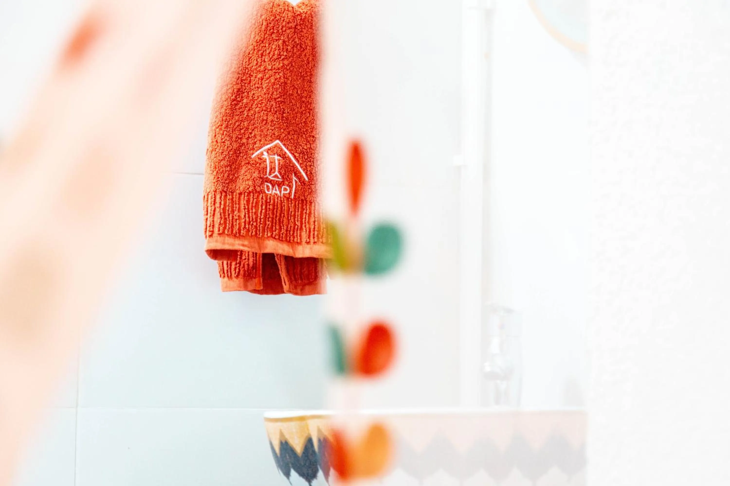 Decorative detail in New Dap Hostel (in Grape Town)