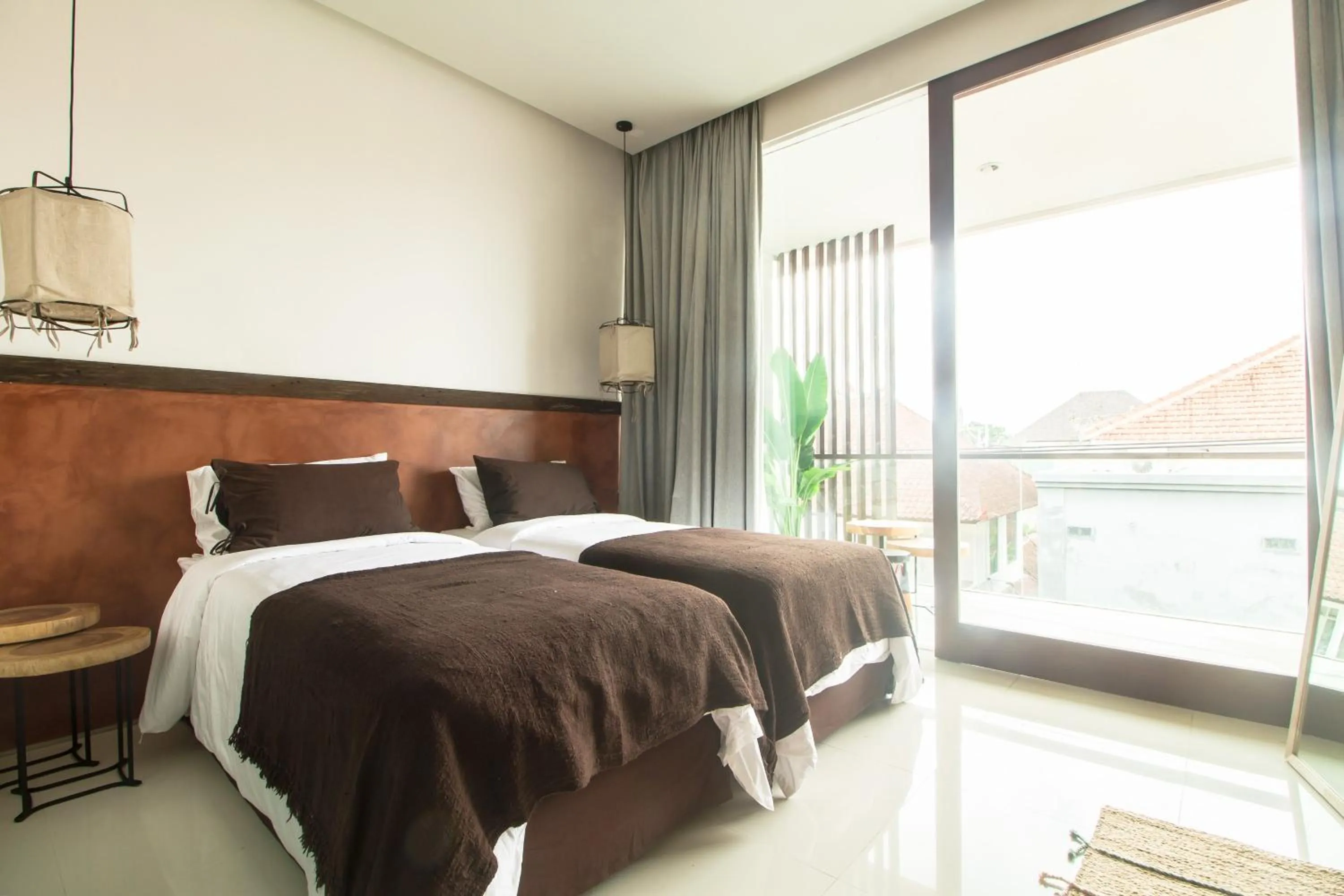 Bedroom, Bed in Pelangi 148 Beach Suites