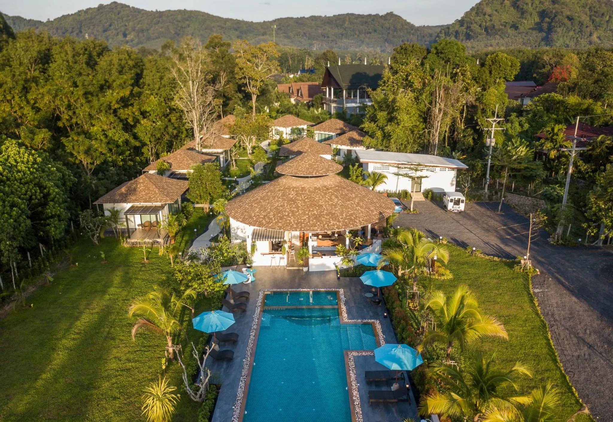 Bird's eye view in Aonang Eco Villa
