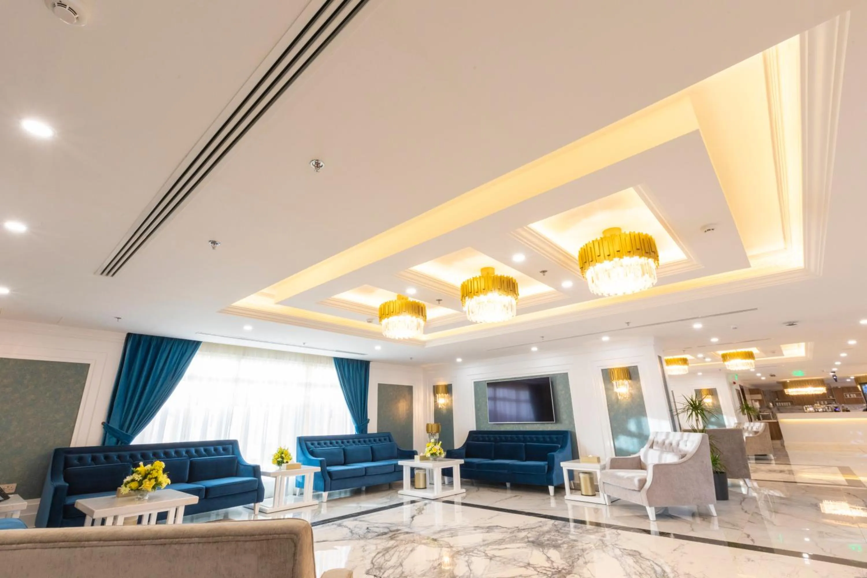 Lobby or reception in Remaj Hotel