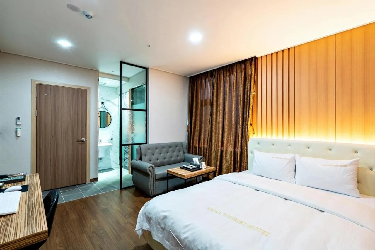 Bed in Siheung Seoul Tourist Hotel