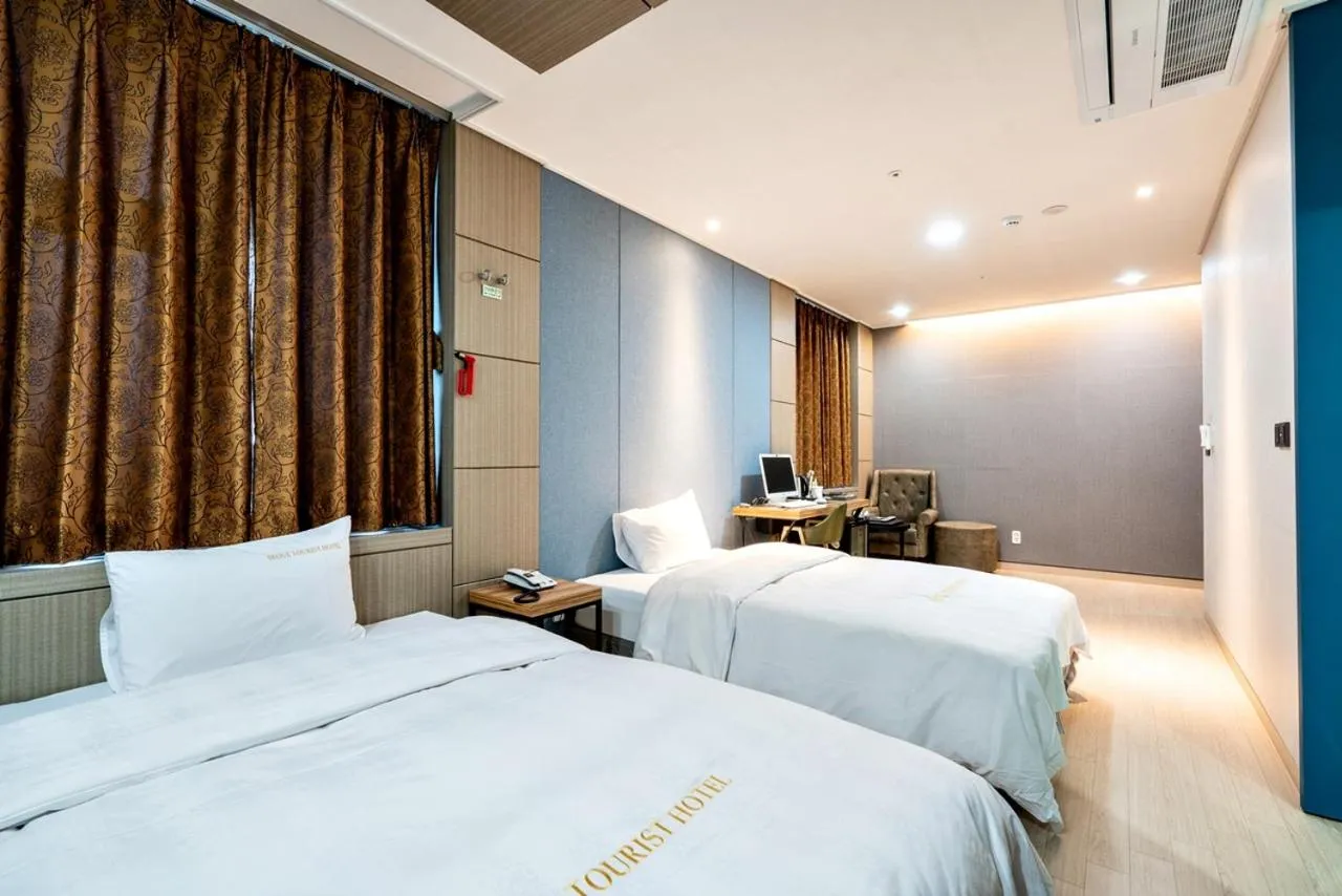 Bed in Siheung Seoul Tourist Hotel