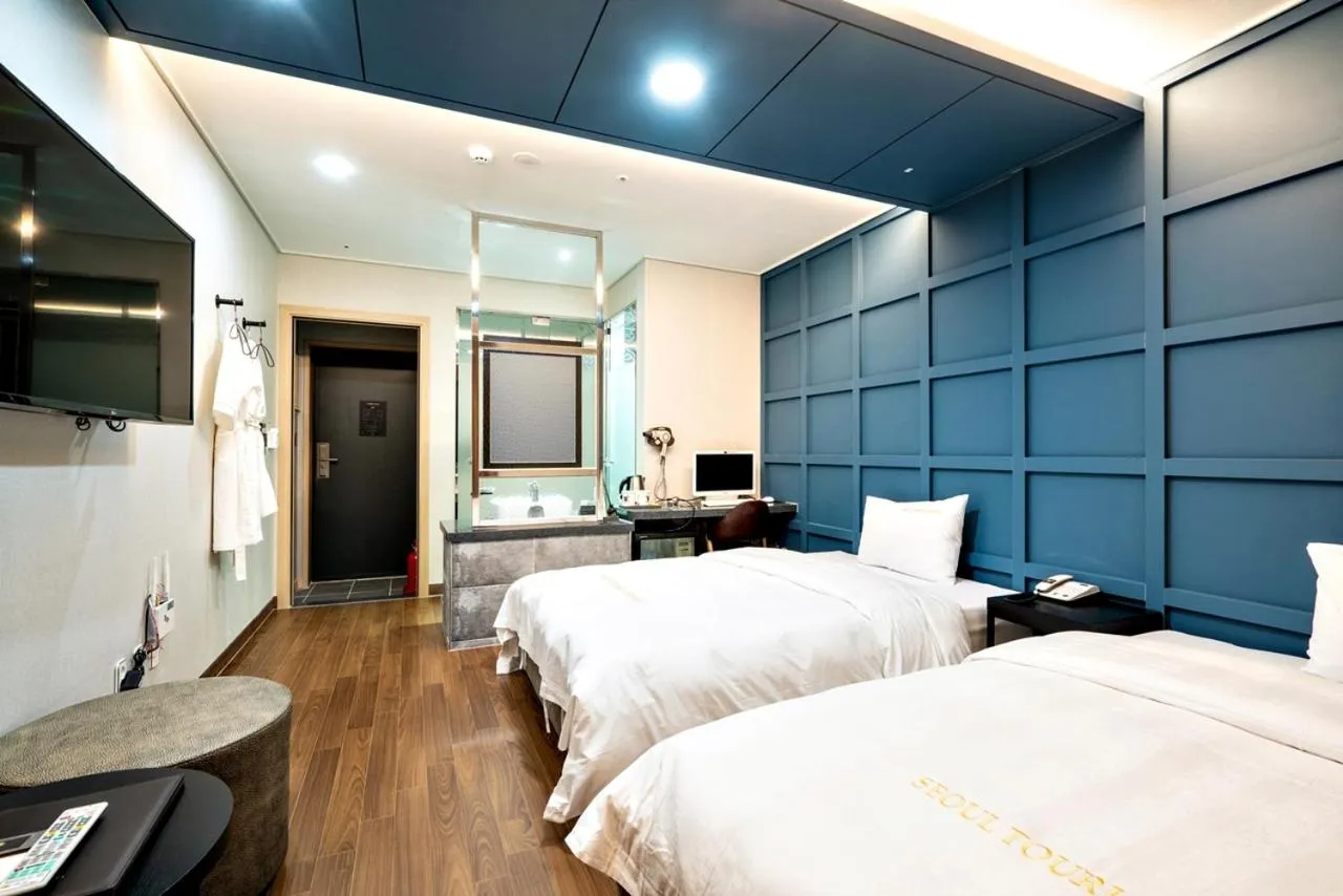 Bed in Siheung Seoul Tourist Hotel