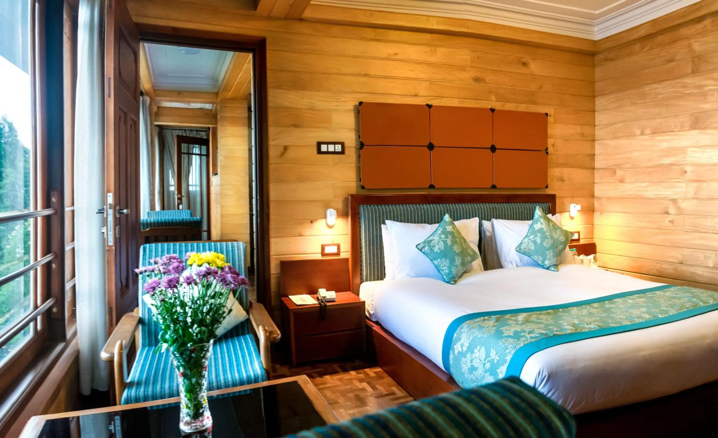 Bed in Udaan Dekeling Resort, Darjeeling