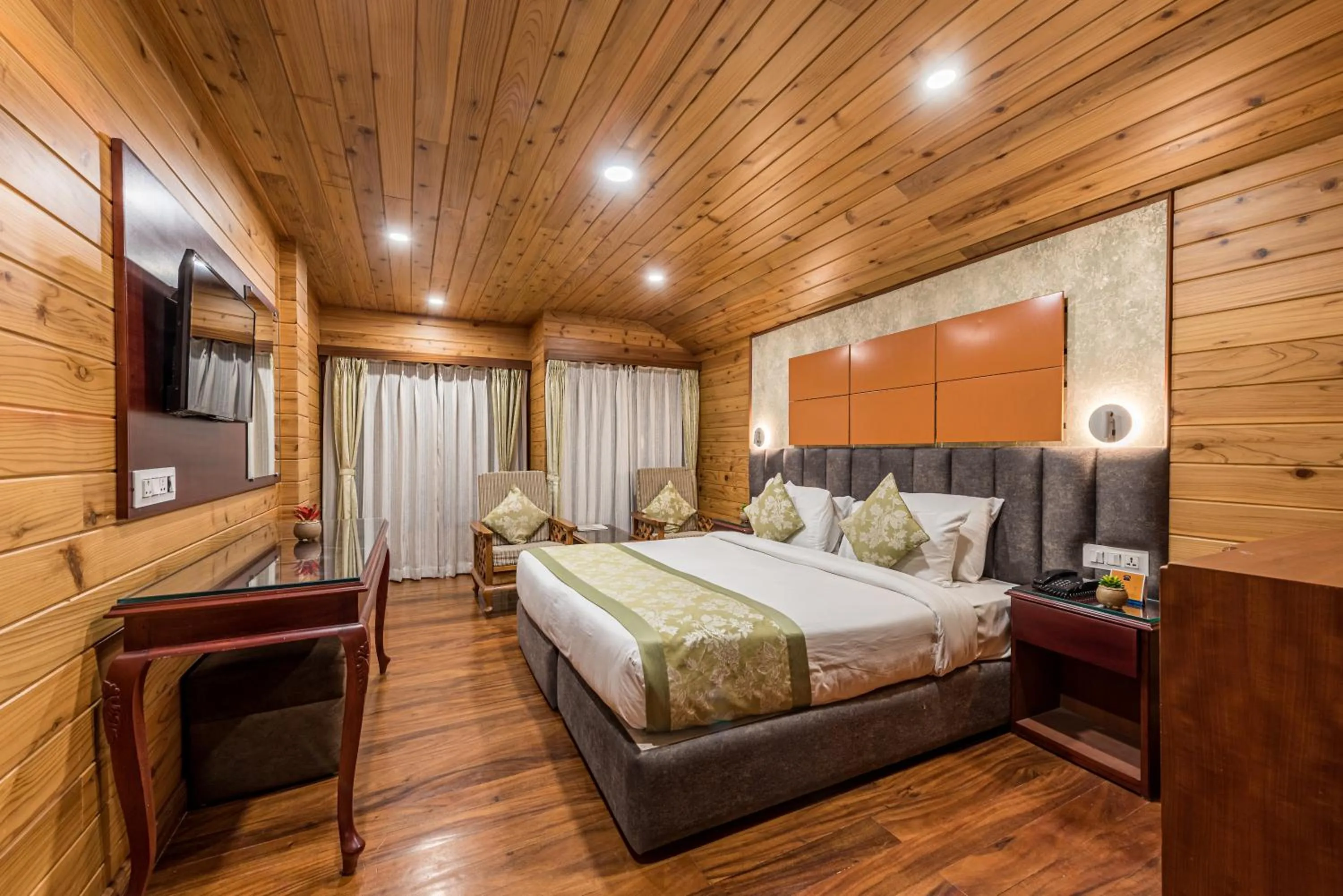 Bed in Udaan Dekeling Resort, Darjeeling
