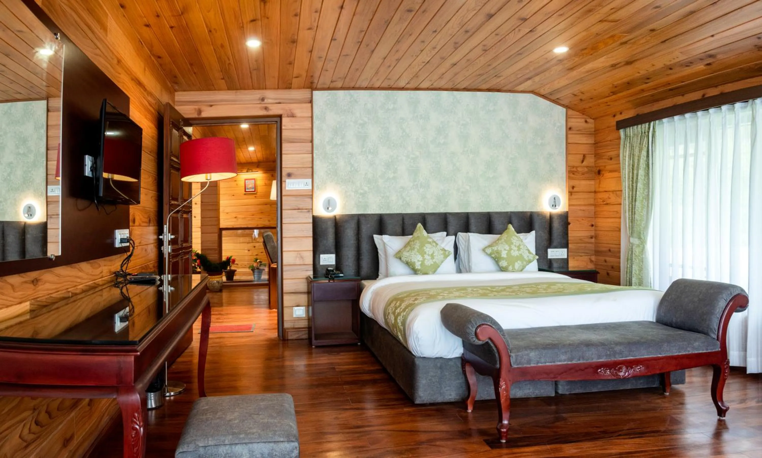 Bed in Udaan Dekeling Resort, Darjeeling